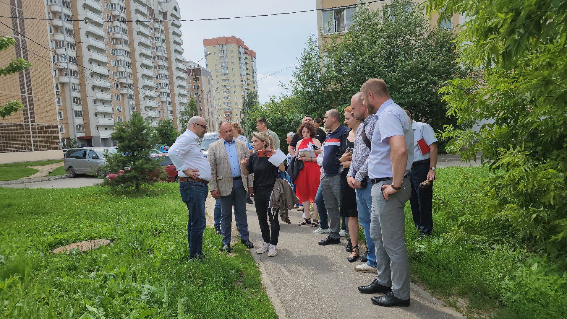 встреча с жителями, благойстройство, мигранты, Лосино-Петровский,