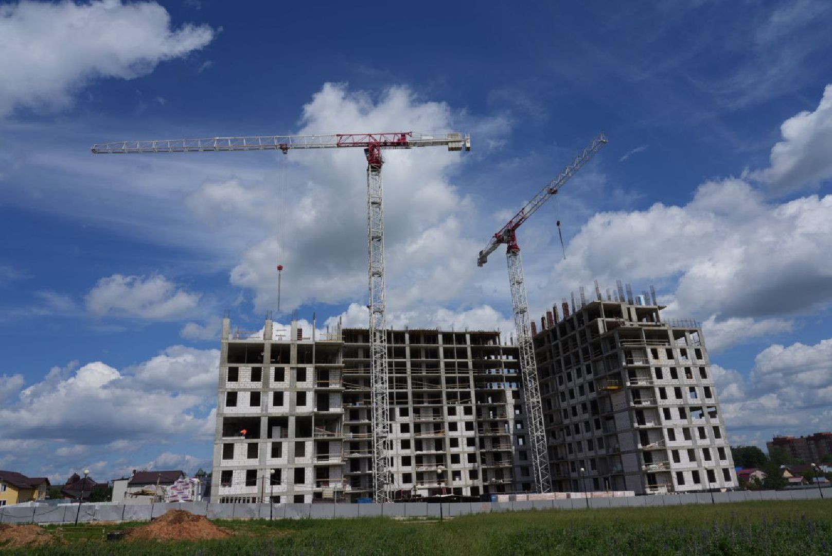 Переселение из аварийного жилья, Стройка, МКД, Новый дом, Сергиев Посад,