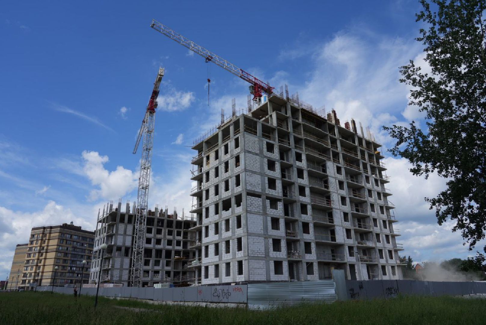 Переселение из аварийного жилья, Стройка, МКД, Новый дом, Сергиев Посад,