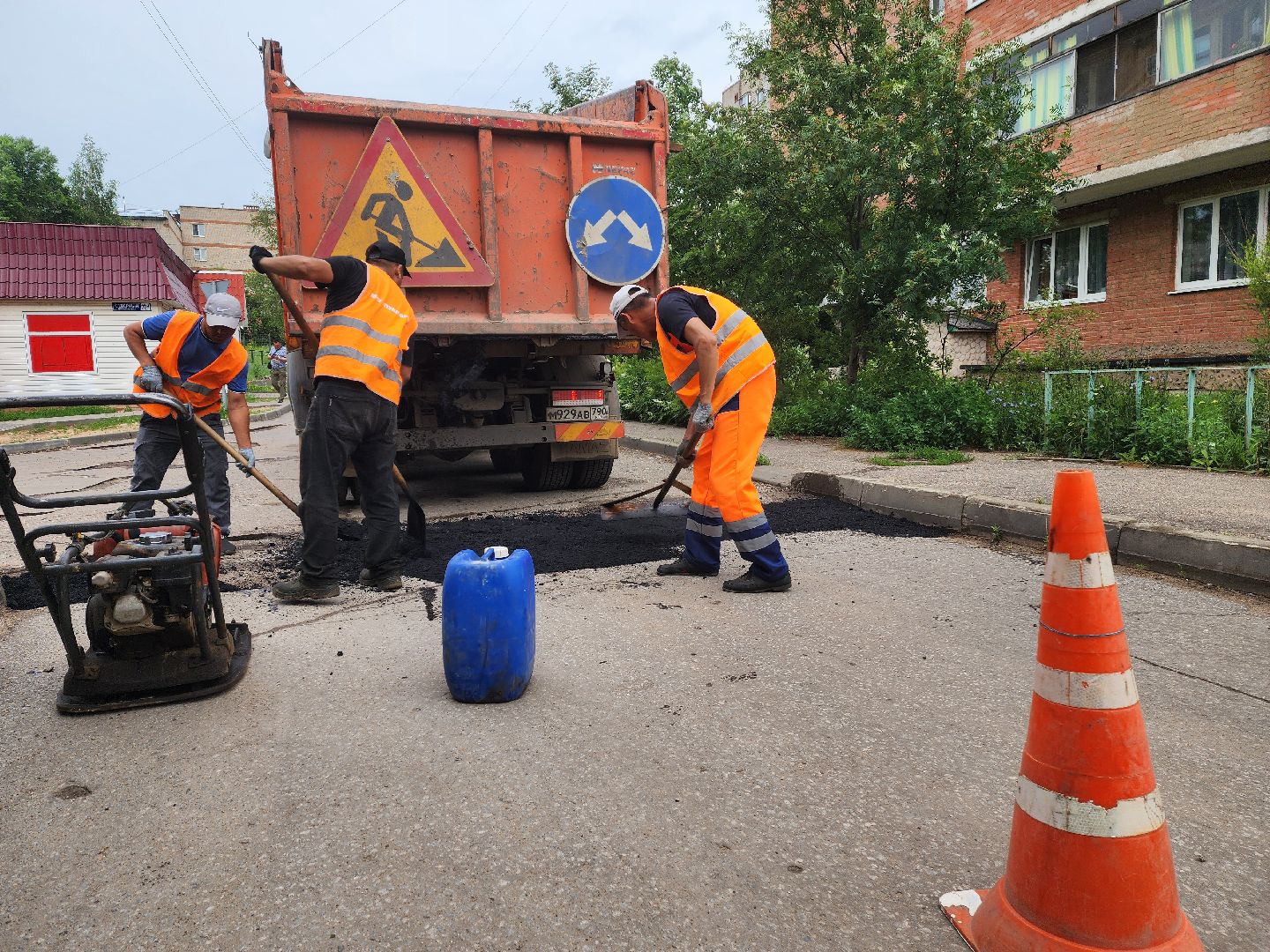 красноармейск, г.о. пушкинский, ямочный ремонт, дороги,