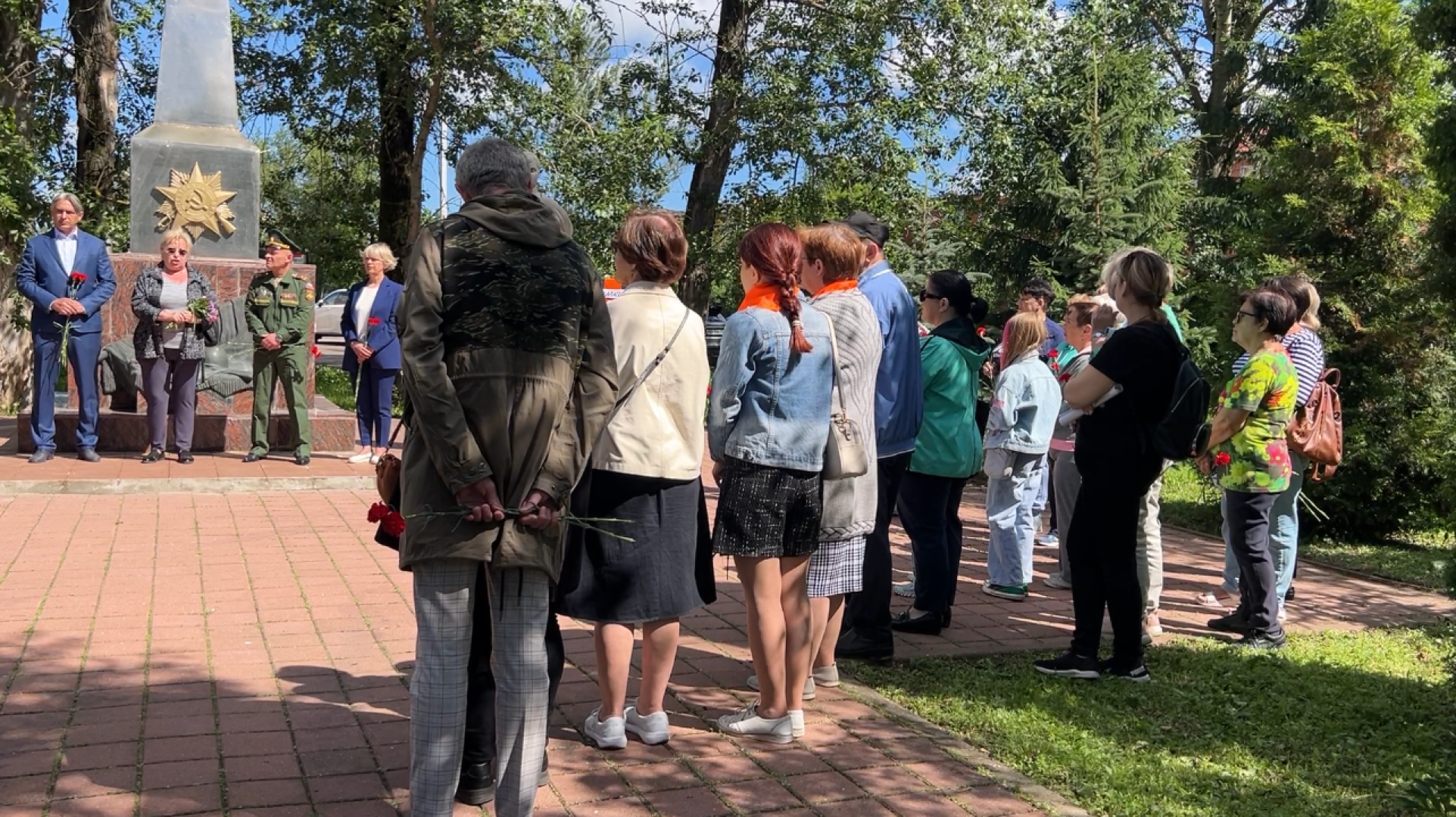 химки, день памяти и скорби, возложение цветов, мемориал, вов, митинг памяти,