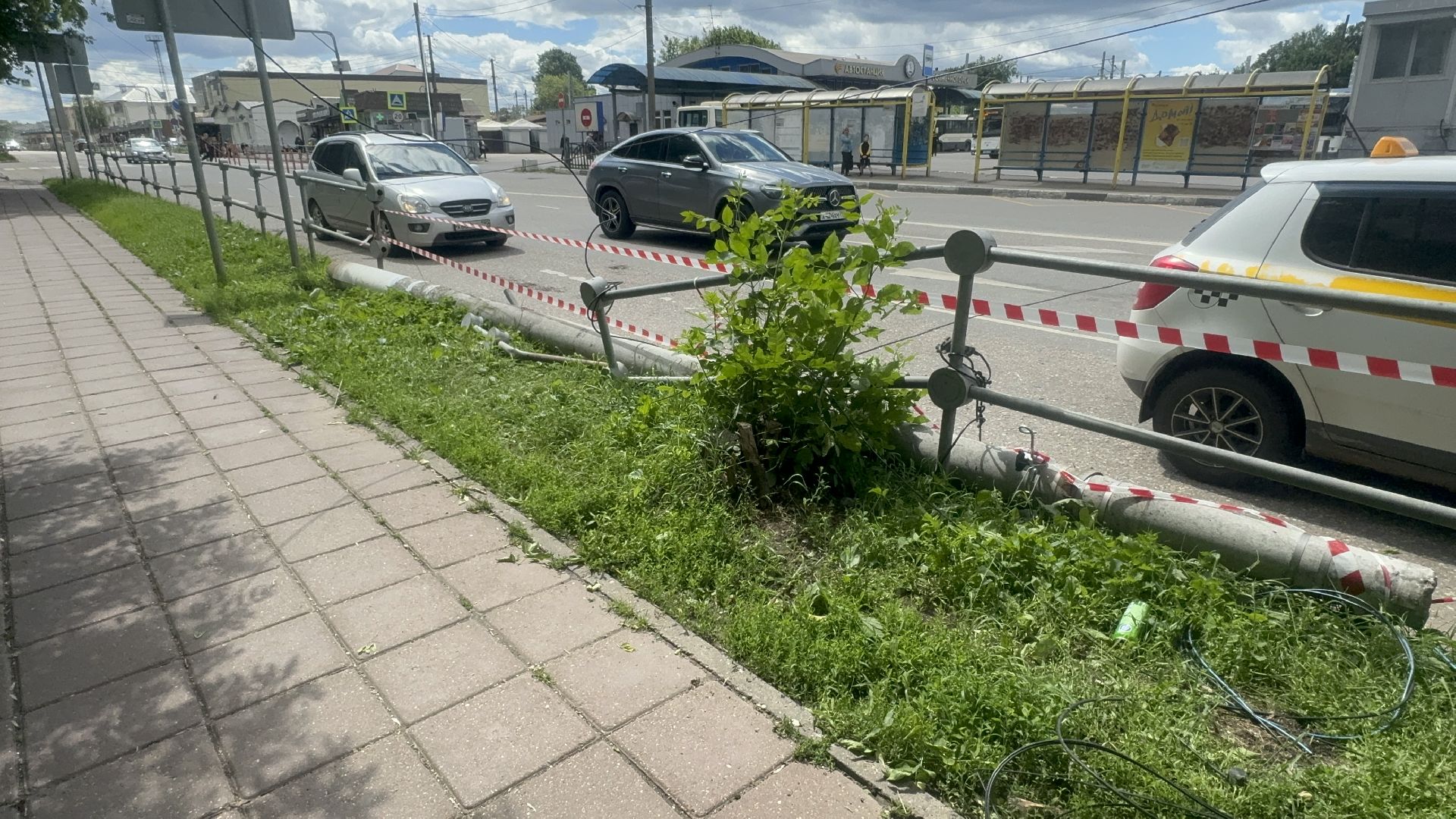 Солнечногорск, Последствия урагана, уборка детских площадок, спил деревьев, подтопление,