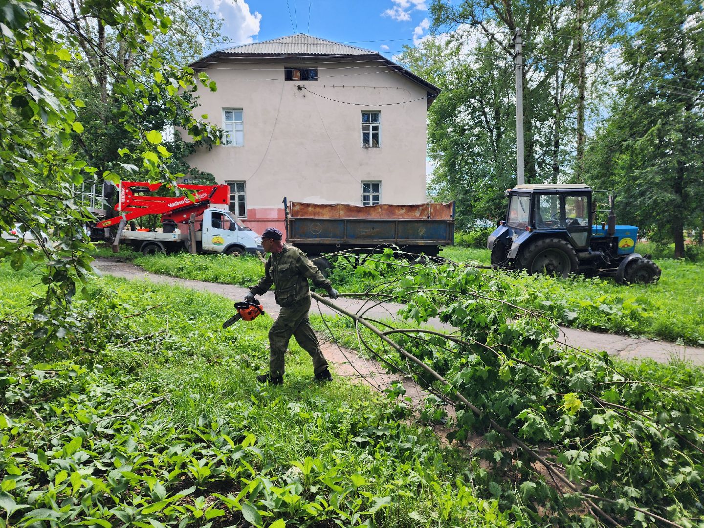 красноармейск, г.о. пушкинский, ураган эдгар, последствия урагана,