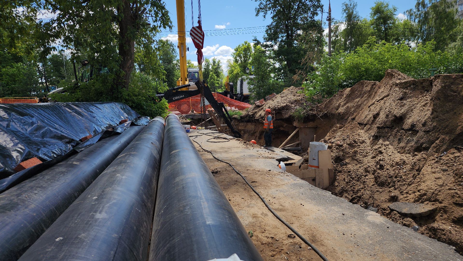 жкх, теплотрасса, капремонт теплосетей, Лосино-Петровский,