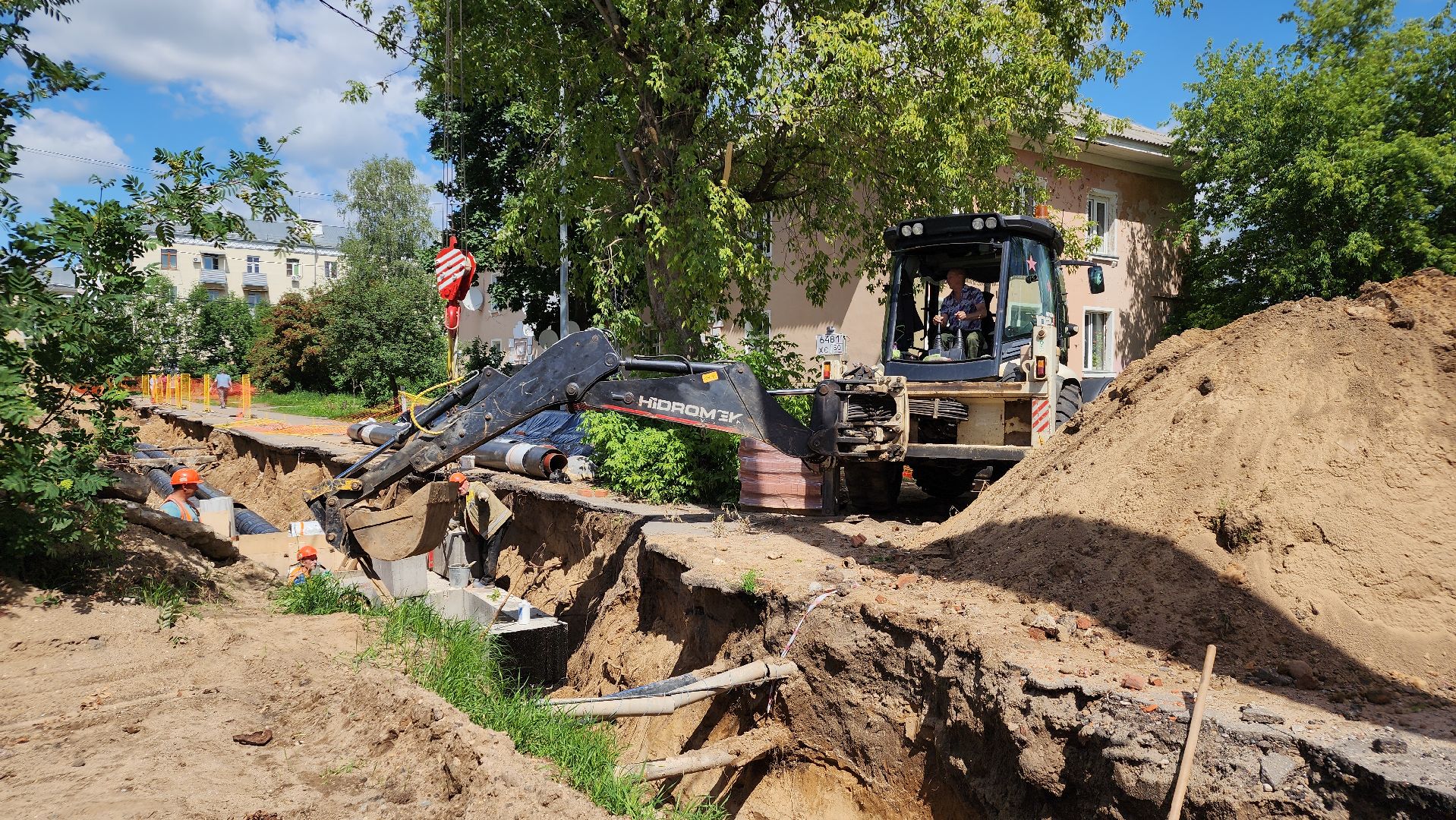 жкх, теплотрасса, капремонт теплосетей, Лосино-Петровский,