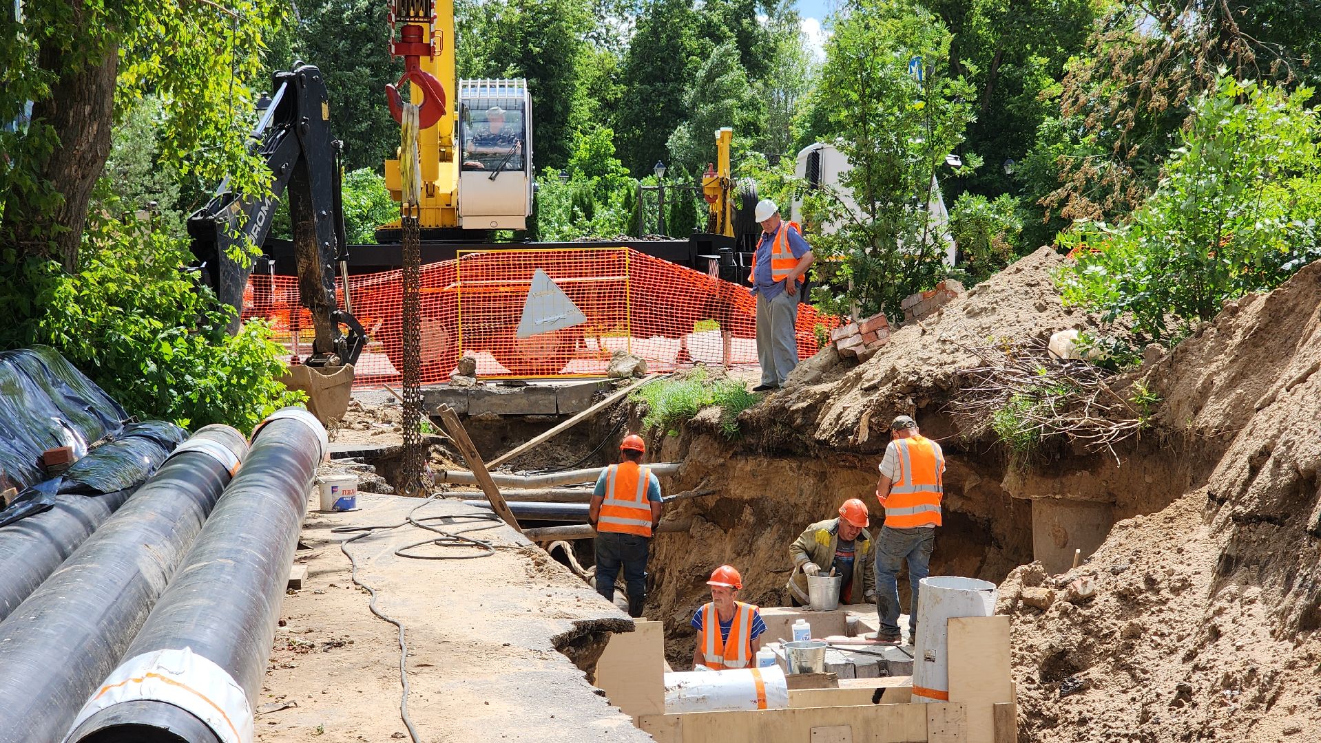 жкх, теплотрасса, капремонт теплосетей, Лосино-Петровский,