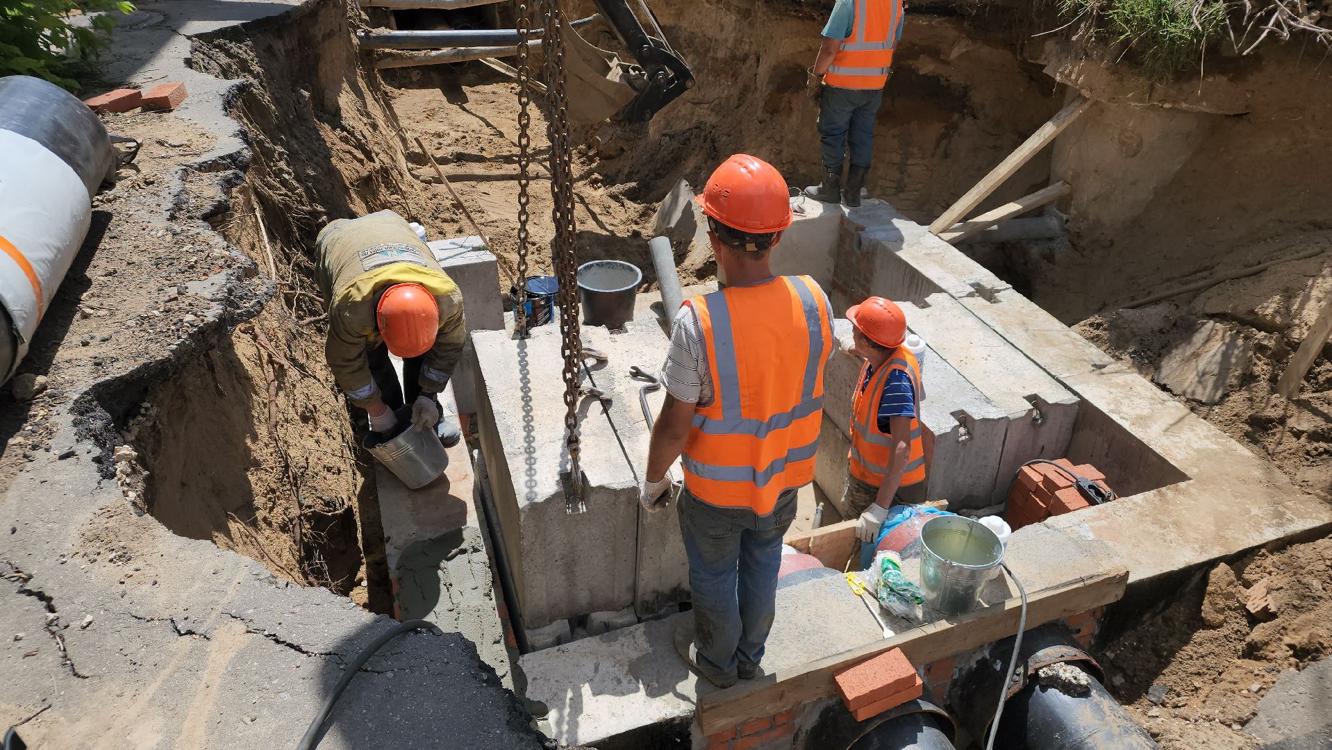 жкх, теплотрасса, капремонт теплосетей, Лосино-Петровский,