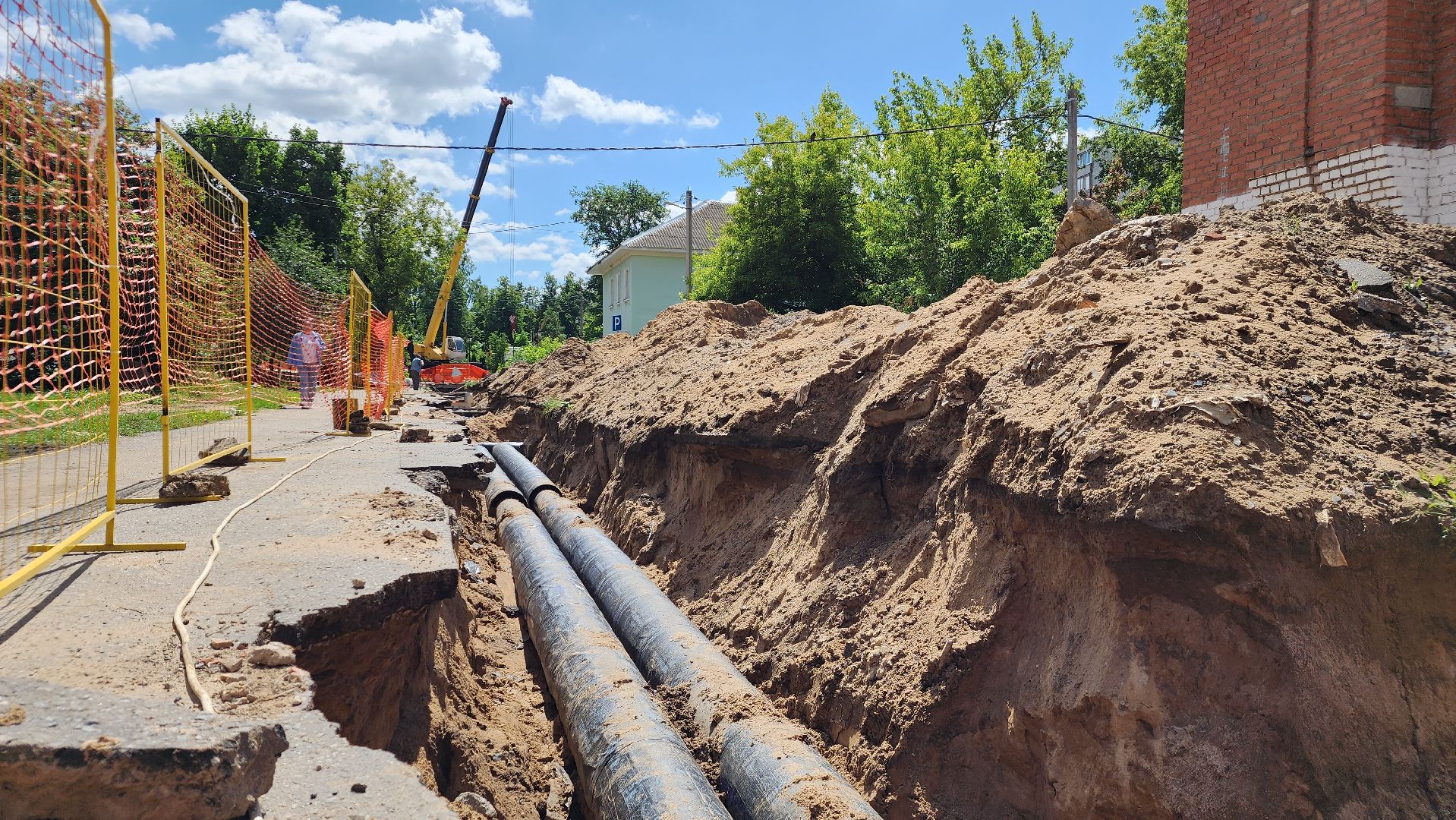жкх, теплотрасса, капремонт теплосетей, Лосино-Петровский,