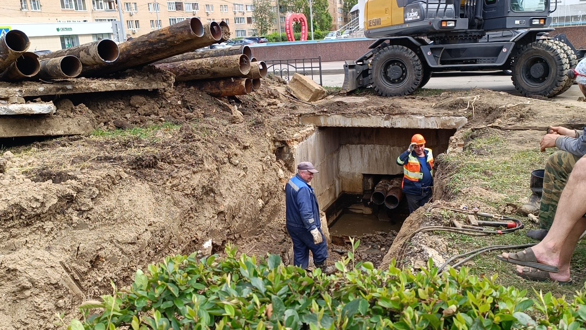 трубы, жкх, замена труб, лобня,