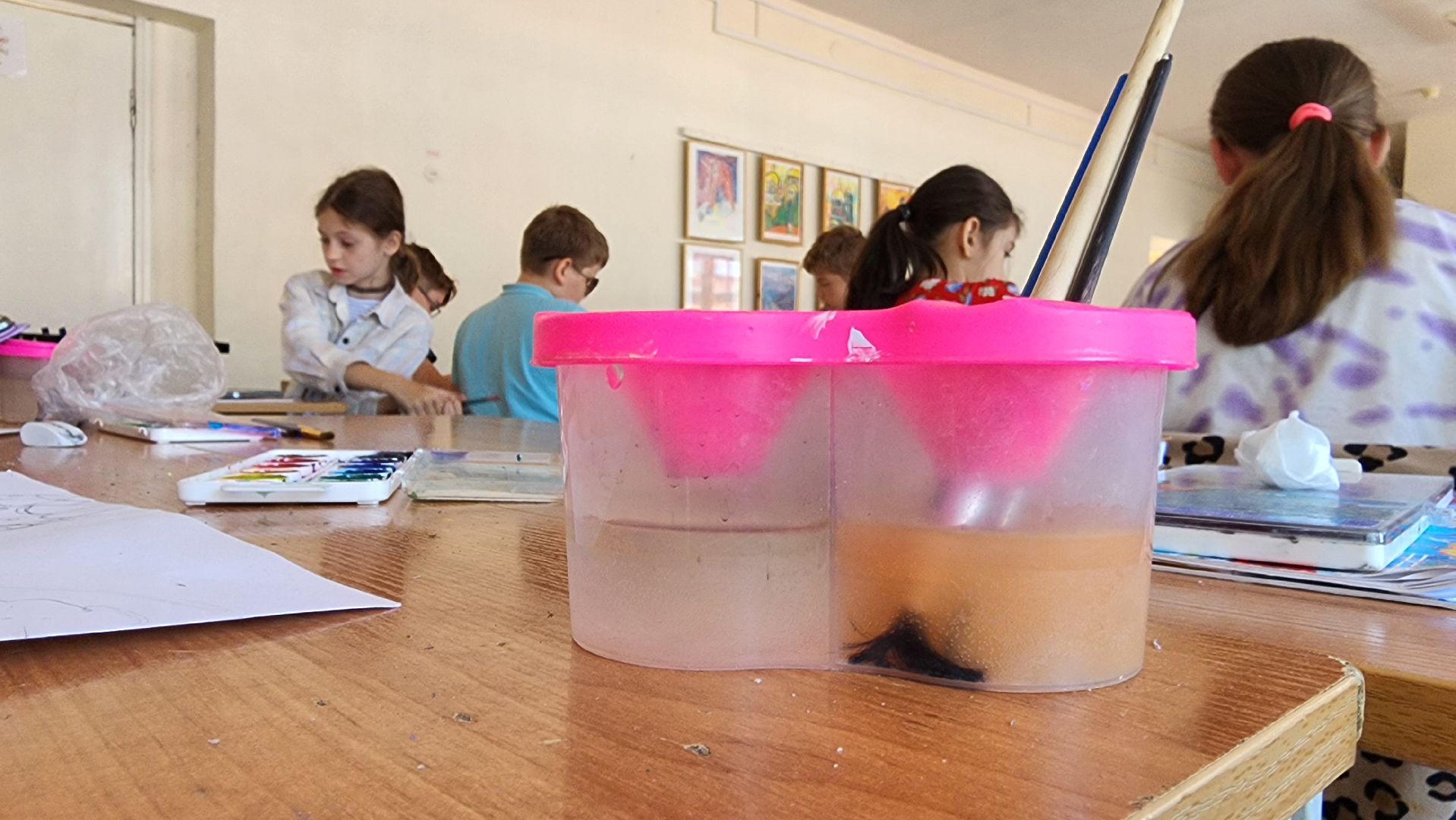 кашира, школа 1, детский лагерь, школьный лагерь, акварельки, рисование, изобразительное искусство, история искусства,