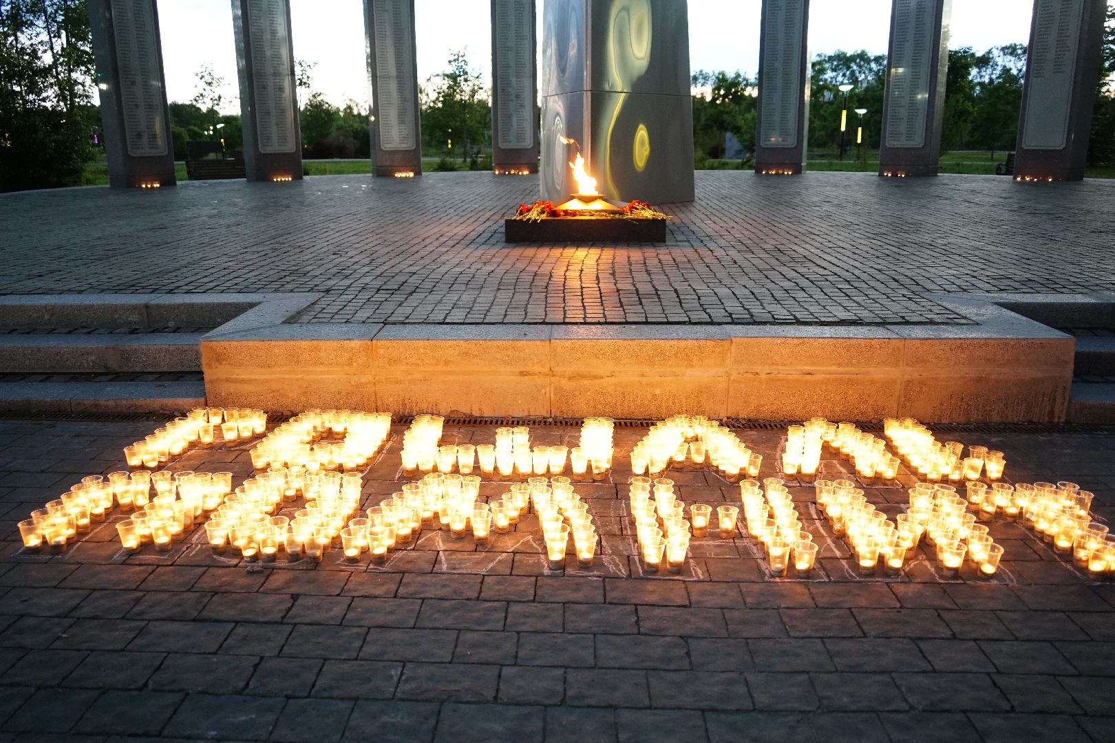 свеча памяти, день памяти и скорби, памятная дата, Рошаль помнит, Большая Шатура, рошаль,