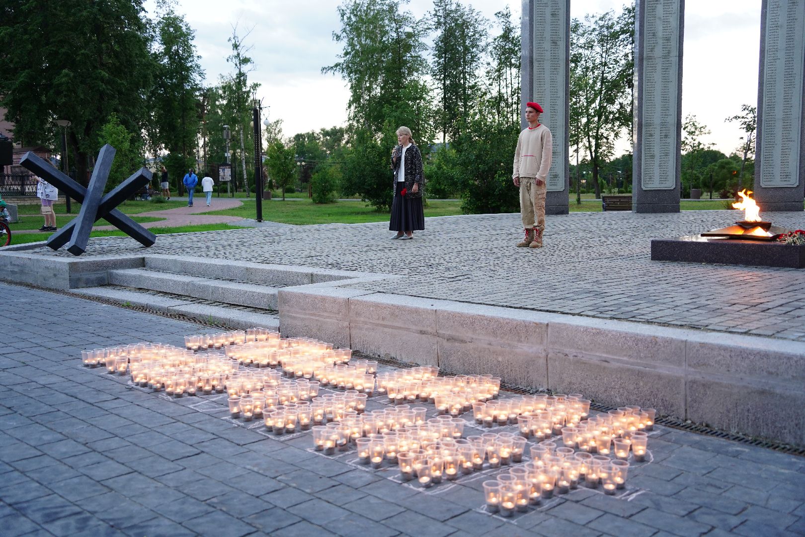свеча памяти, день памяти и скорби, памятная дата, Рошаль помнит, Большая Шатура, рошаль,