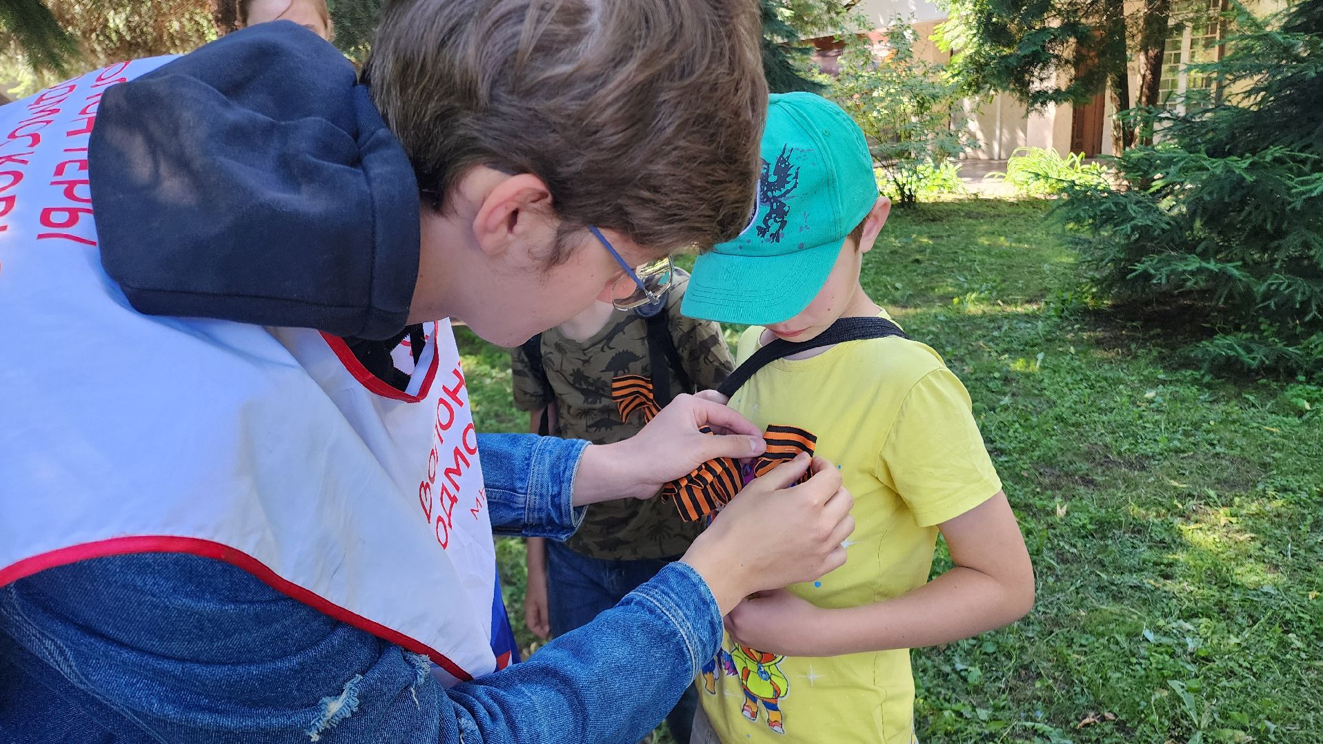 ЦВПВ, Домодедово, Подмосковье, георгиевская лента, День памяти и скорби, Митинг, возложение цветов,