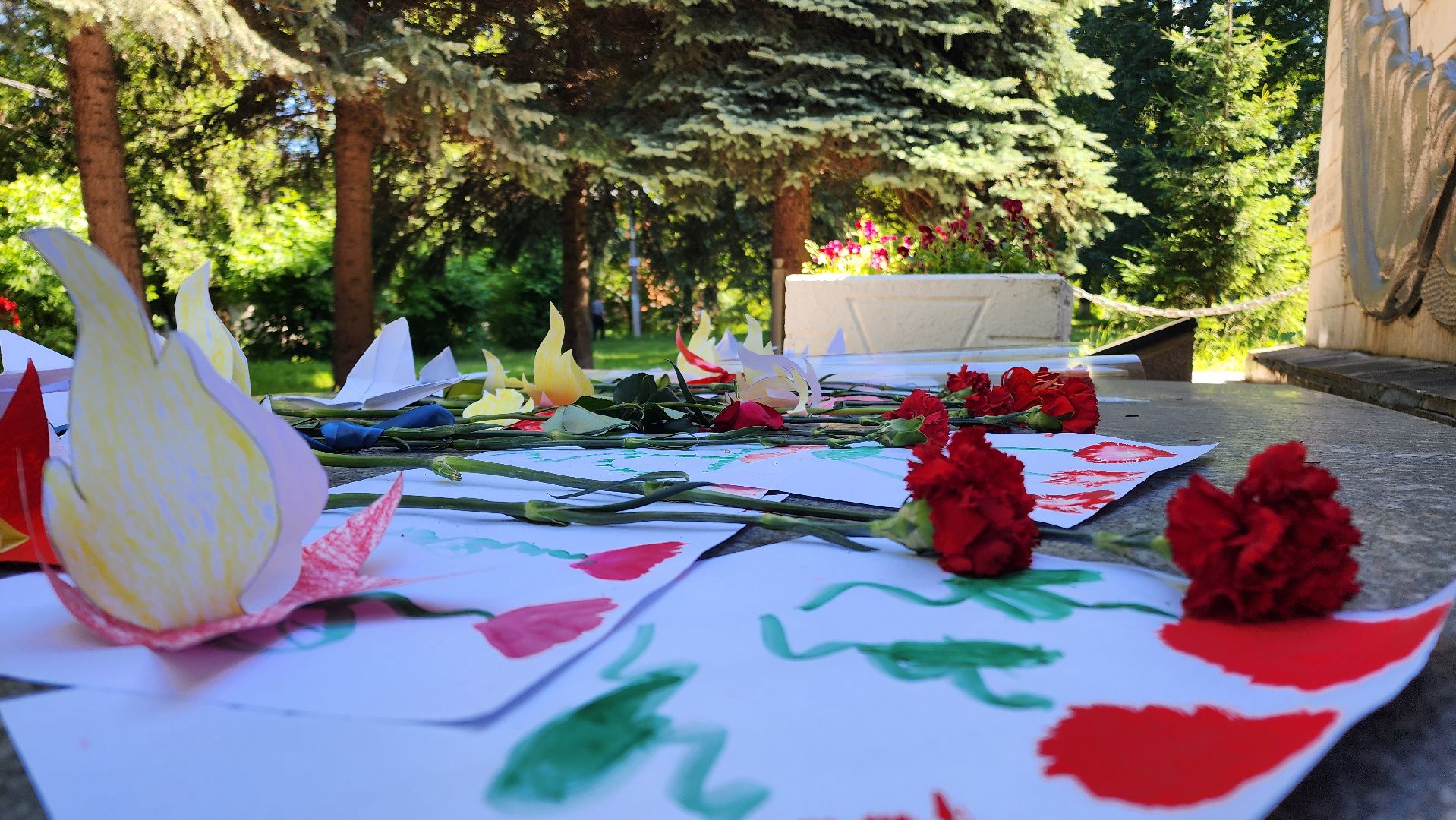 ЦВПВ, Домодедово, Подмосковье, георгиевская лента, День памяти и скорби, Митинг, возложение цветов,