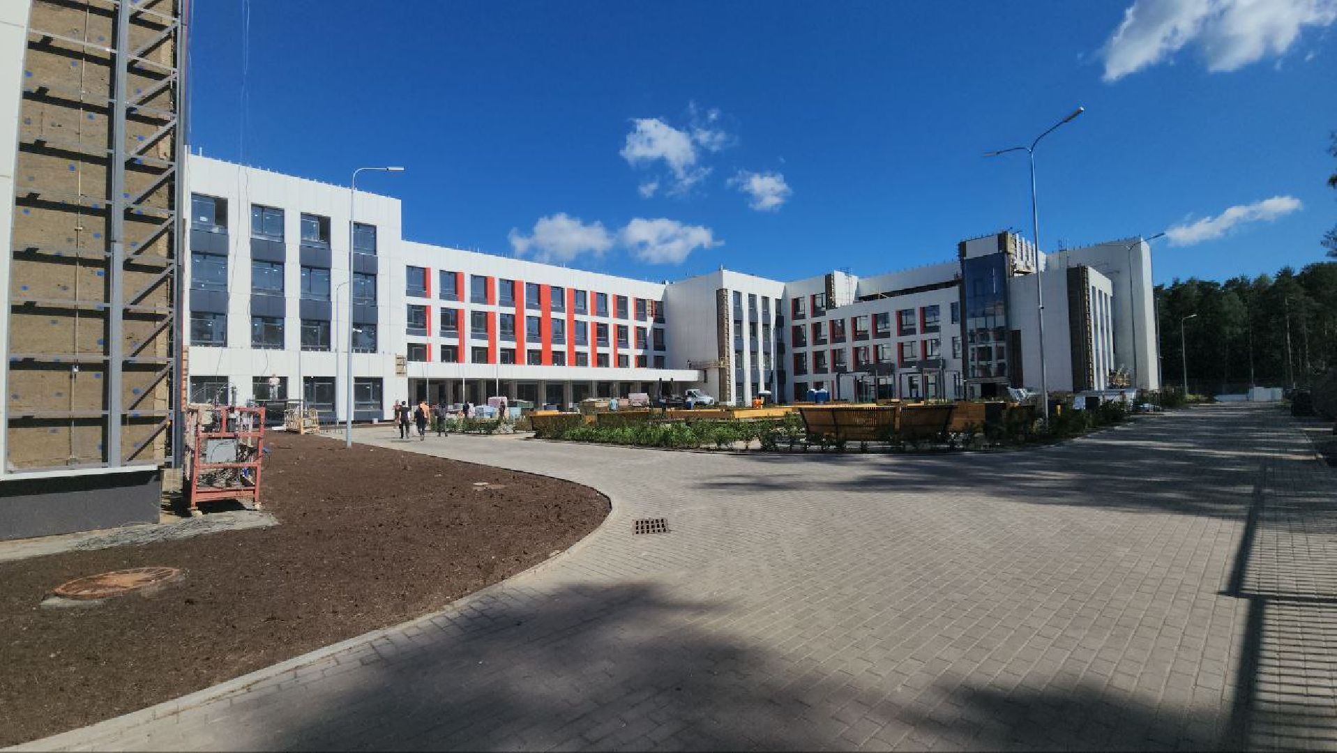 люберцы, глава городского округа люберцы владимир волков, пешеходная дорожка, тропинка, новая школа,просьбы жителей,