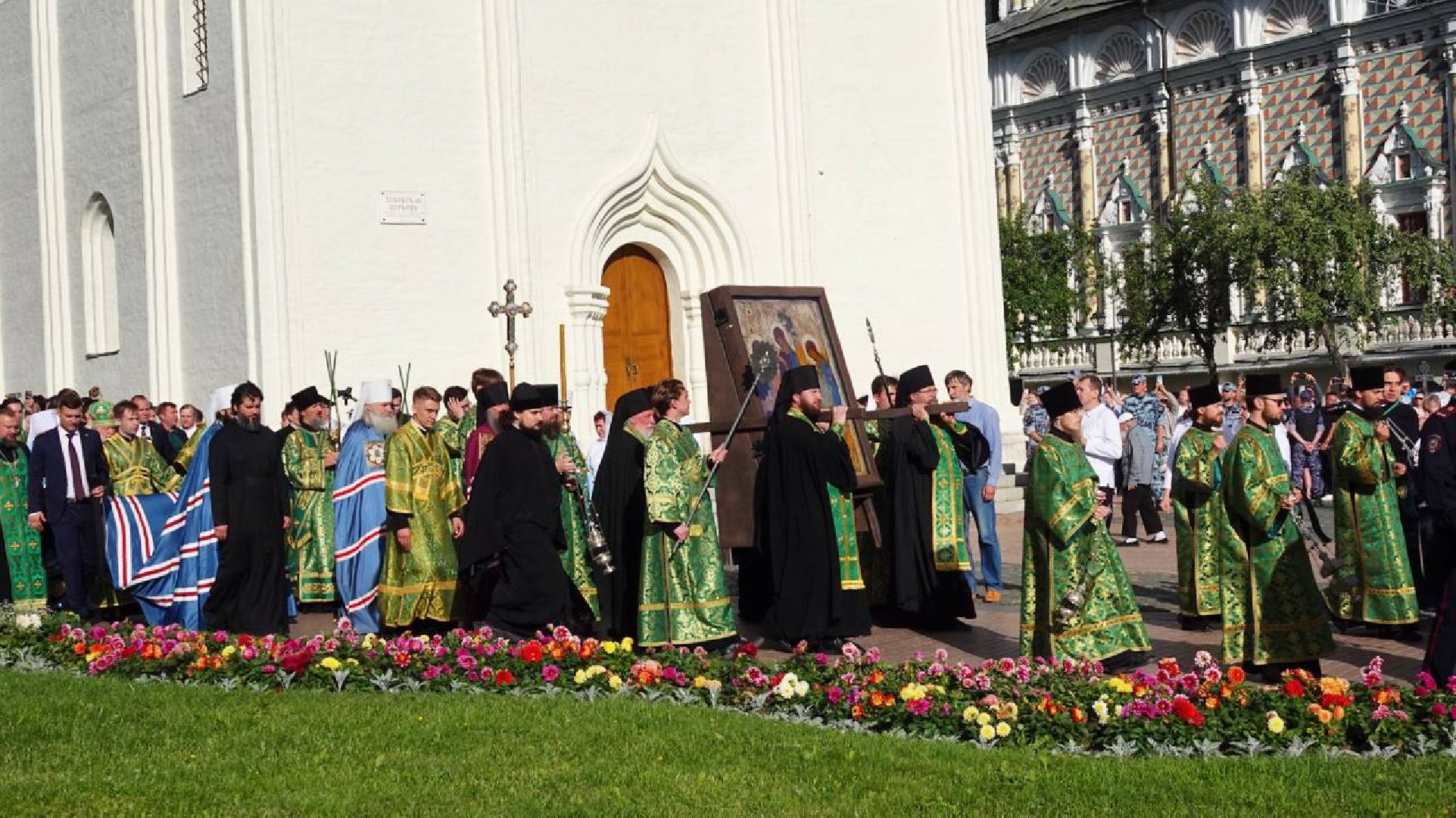 Троица, Андрей Рублев, Троице-Сергиевая лавра, Патриарх Кирилл, Сергиев Посад, Сергиево-Посадский городской округ, Эксклюзив, Вера, Религия, Сергей Пахомов,