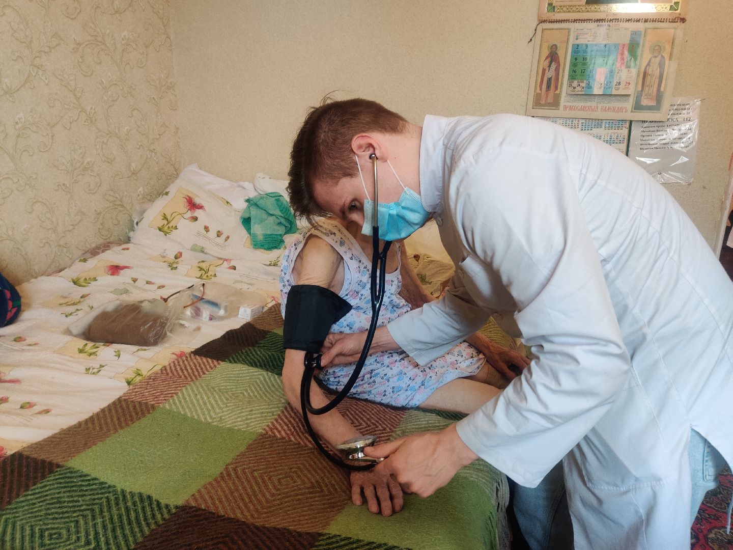 Красноармейск, медсанчасть, бригада врачей, выезд врачей, ветераны ВОВ, медосмотр ветеранов