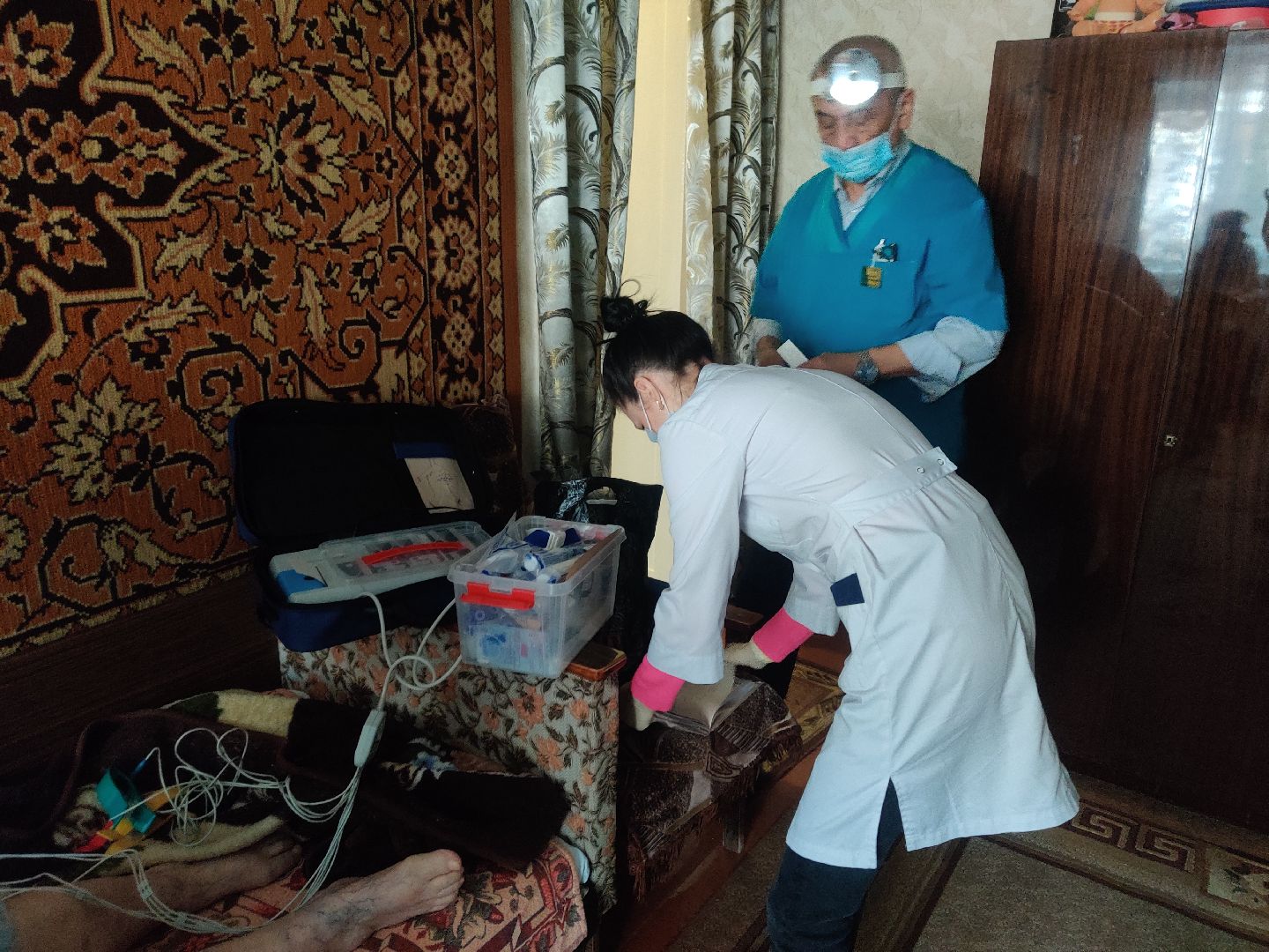 Красноармейск, медсанчасть, бригада врачей, выезд врачей, ветераны ВОВ, медосмотр ветеранов