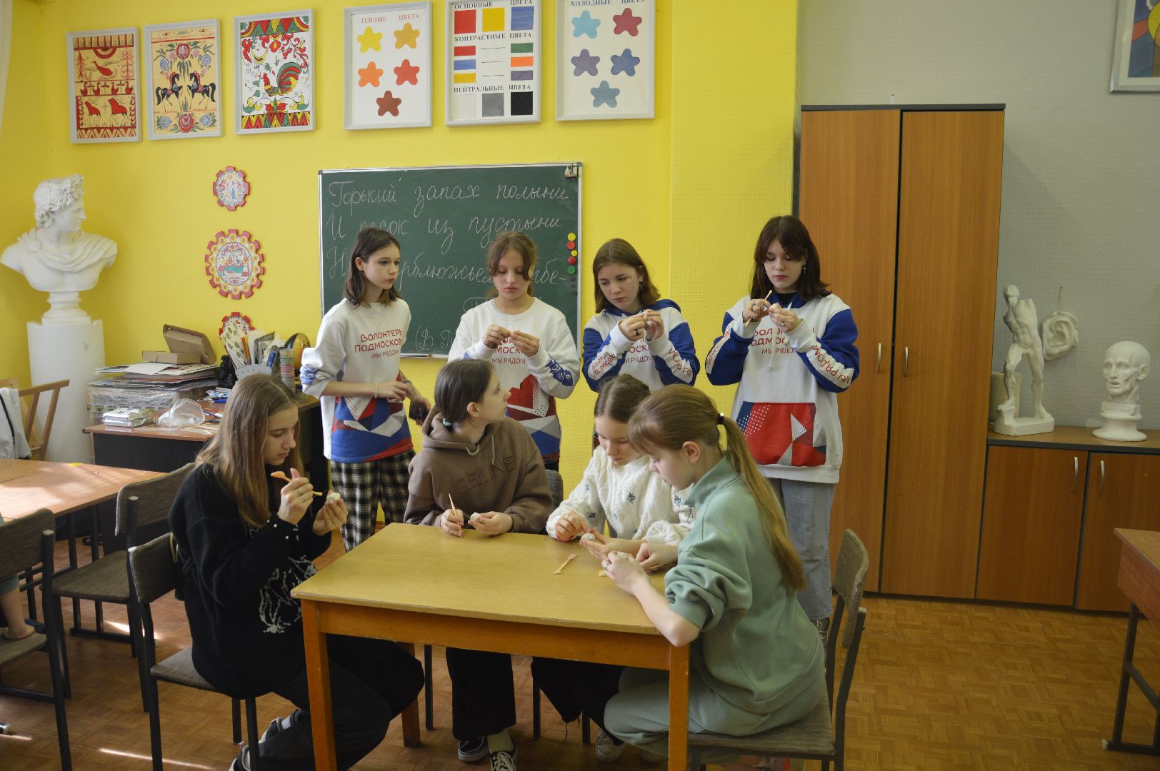 Шатура, Созвездие, Волонтёры, мастер-класс, лепка, сова