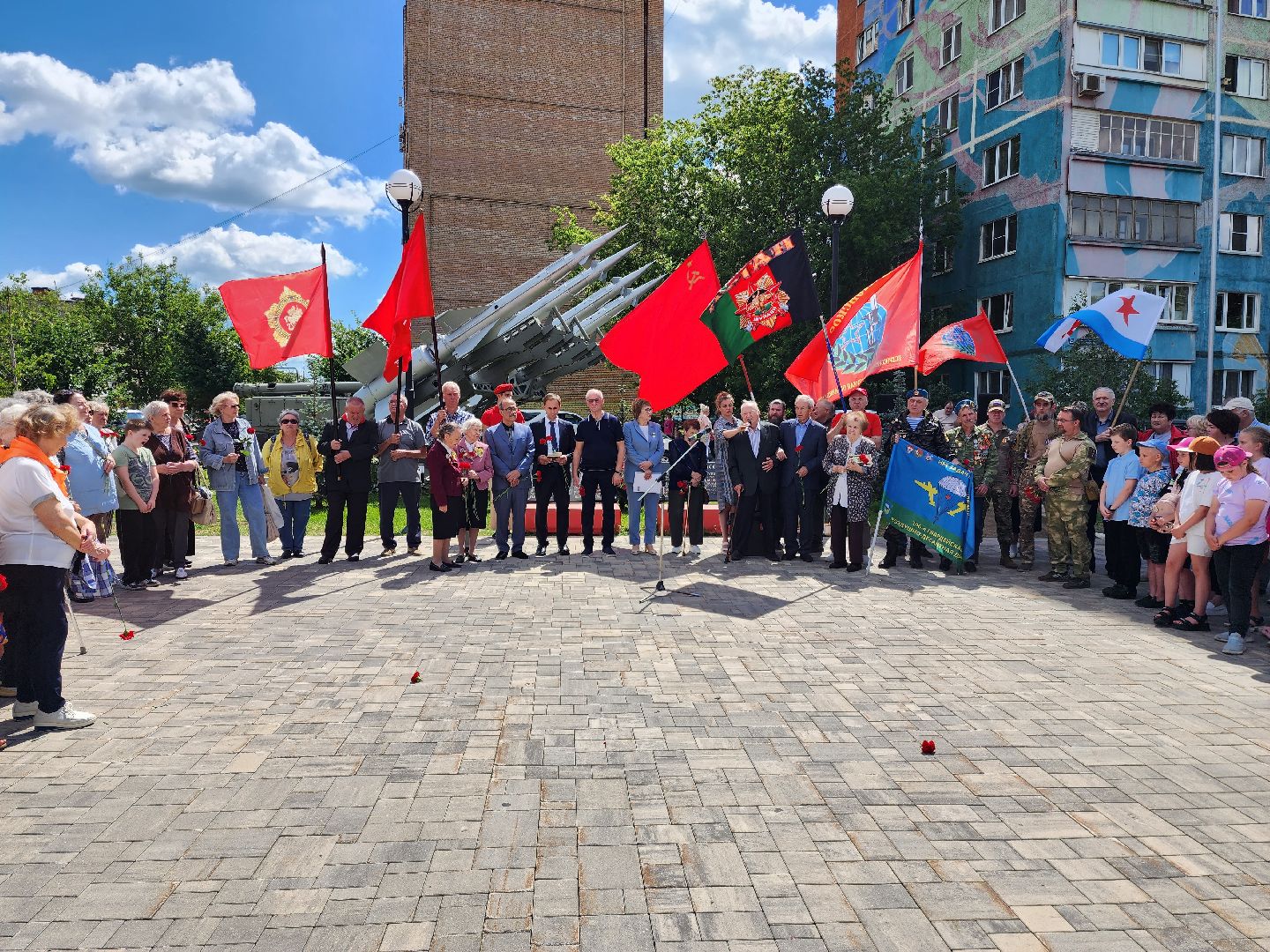 раменское, общество, памятное мероприятие, сквер боевой техники,