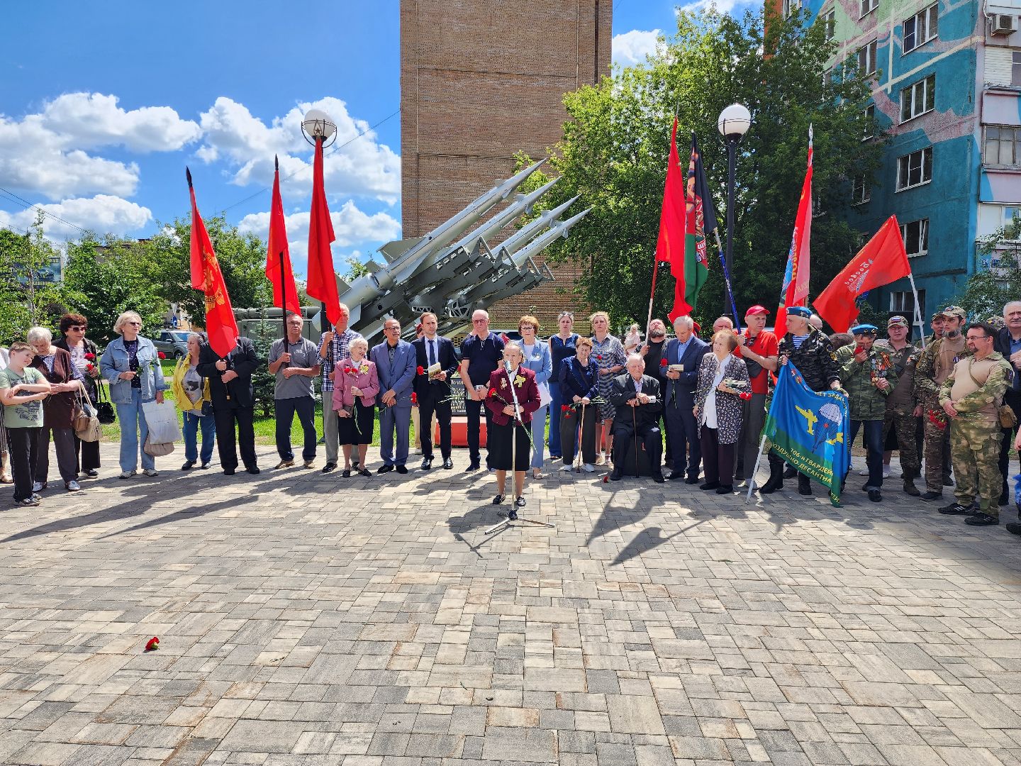 раменское, общество, памятное мероприятие, сквер боевой техники,
