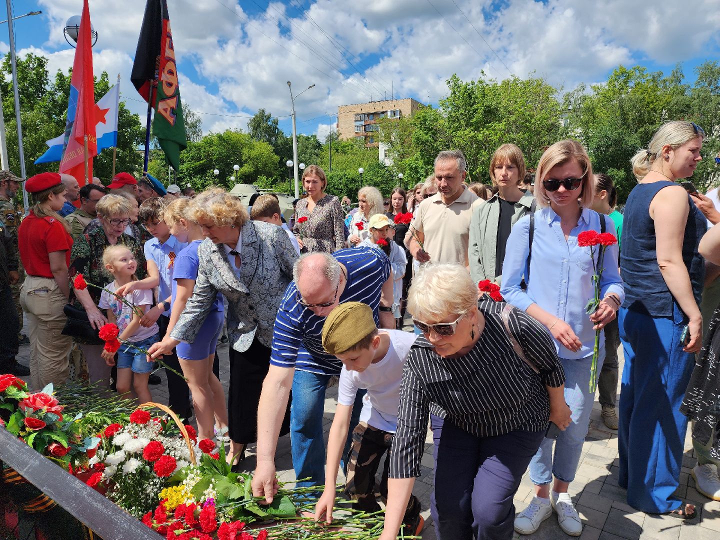раменское, общество, памятное мероприятие, сквер боевой техники,