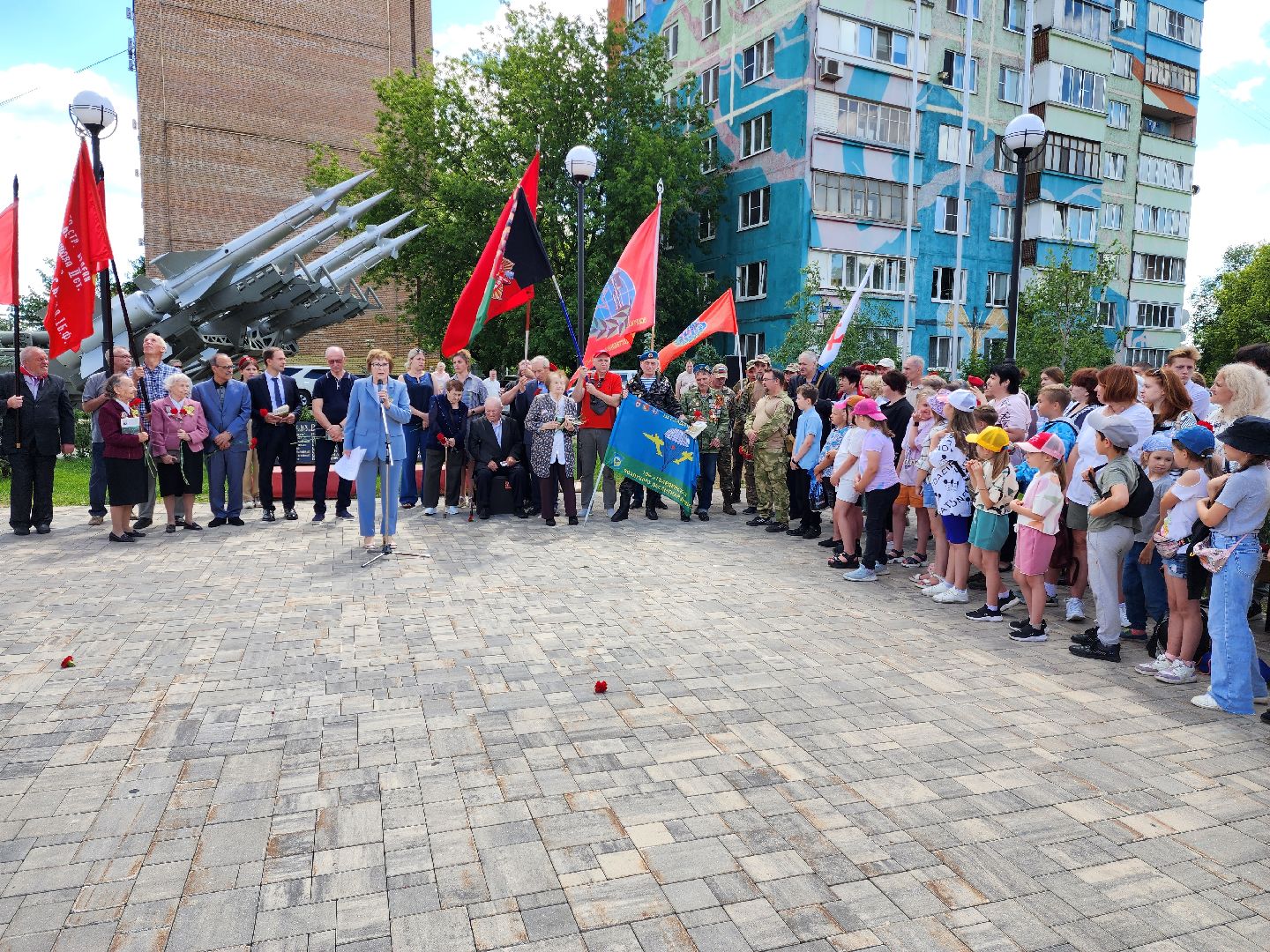 раменское, общество, памятное мероприятие, сквер боевой техники,