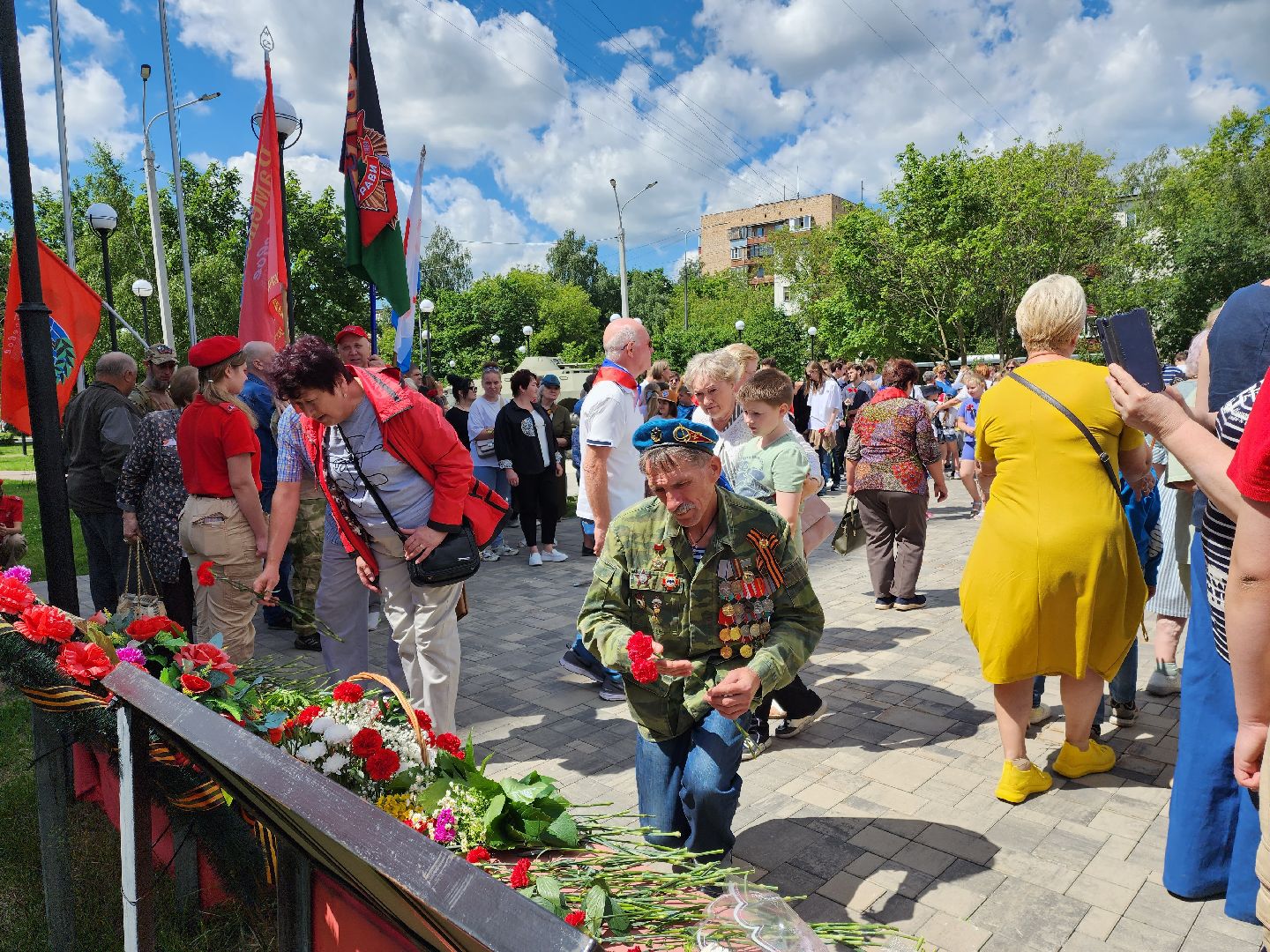 раменское, общество, памятное мероприятие, сквер боевой техники,