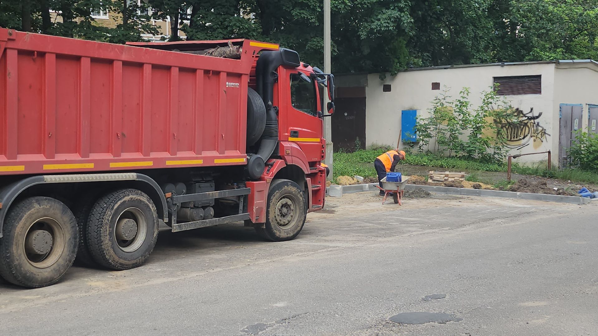 глава городского округа, борис аубакиров, ул Строительная, ремонт, реконструкция, дороги, жуковский,