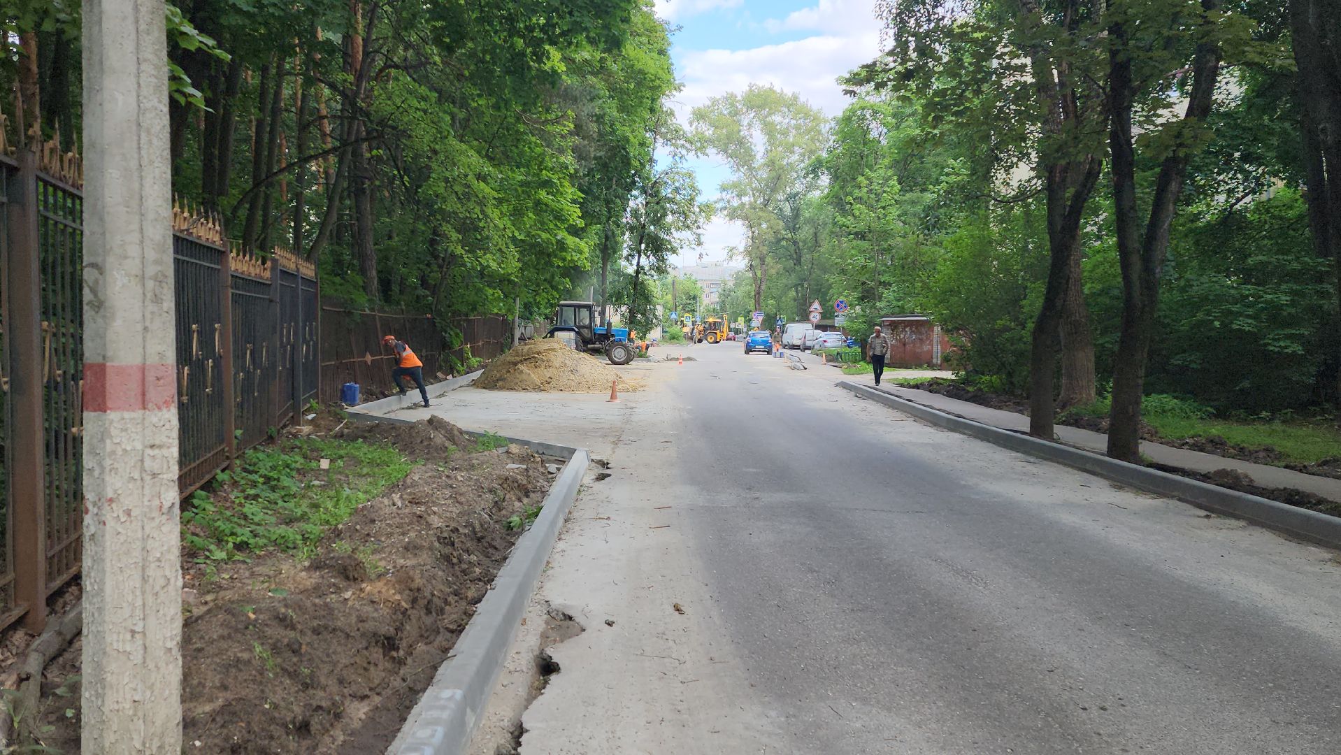 глава городского округа, борис аубакиров, ул Строительная, ремонт, реконструкция, дороги, жуковский,