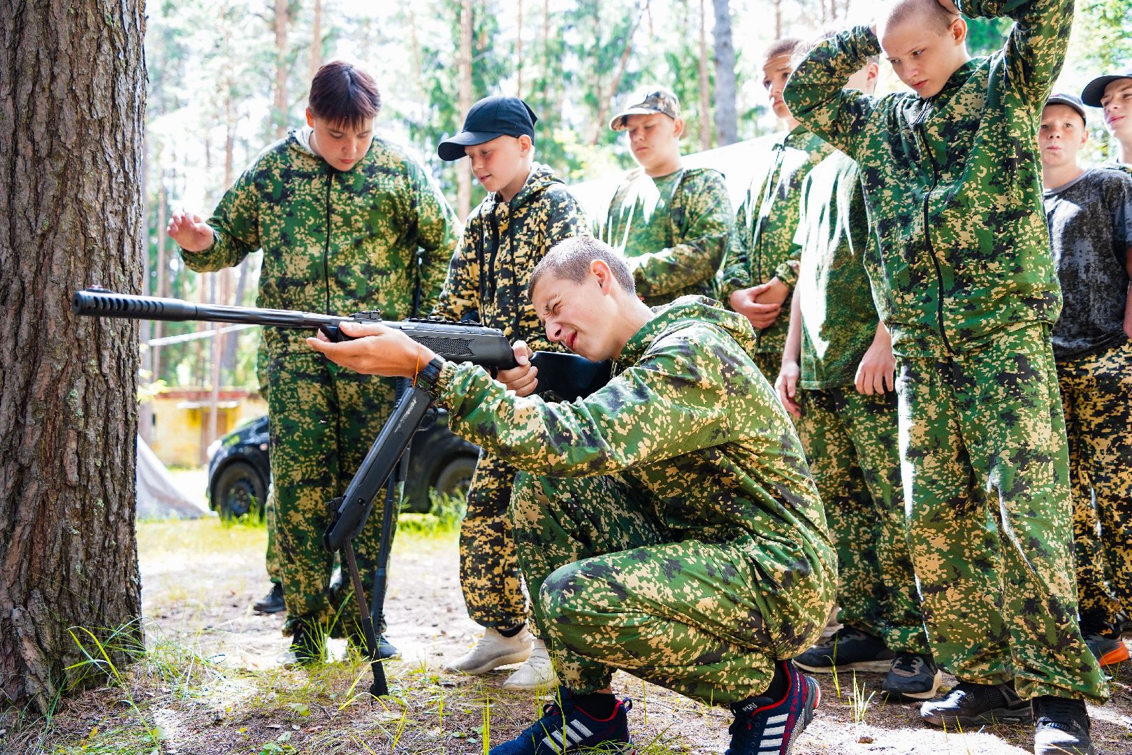 Альфа, военно-патриотический лагерь, Изумрудный, воспитание подростков, Большая Шатура,