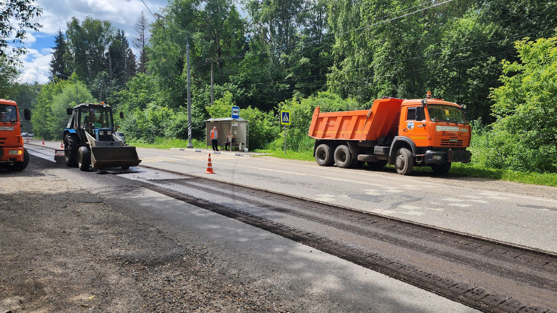 Солнечногорск, Тимоново, Тимоновское шоссе, дороги, дорожные работы,