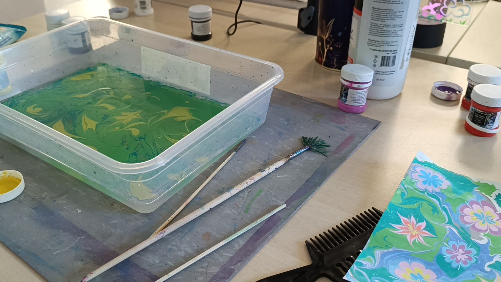 эбру, лобня, досуг,