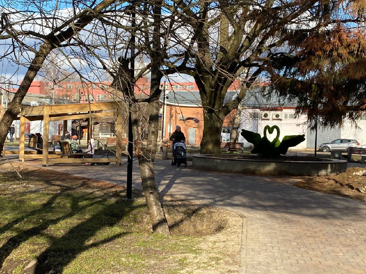 Павловский Посад, городской округ Павловский Посад, перемены, благоустройство, парки, книги, качели, отдых