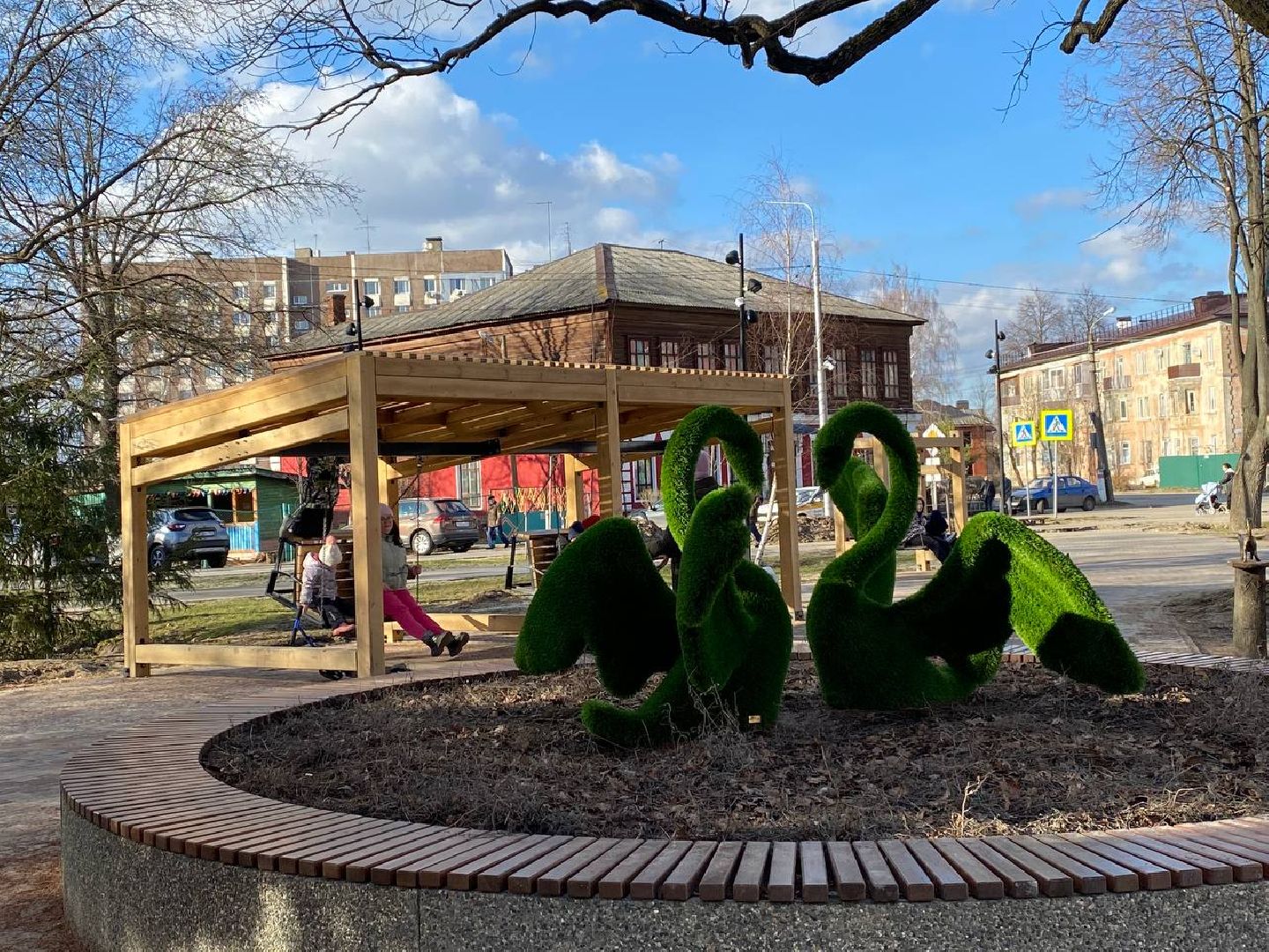 Павловский Посад, городской округ Павловский Посад, перемены, благоустройство, парки, книги, качели, отдых