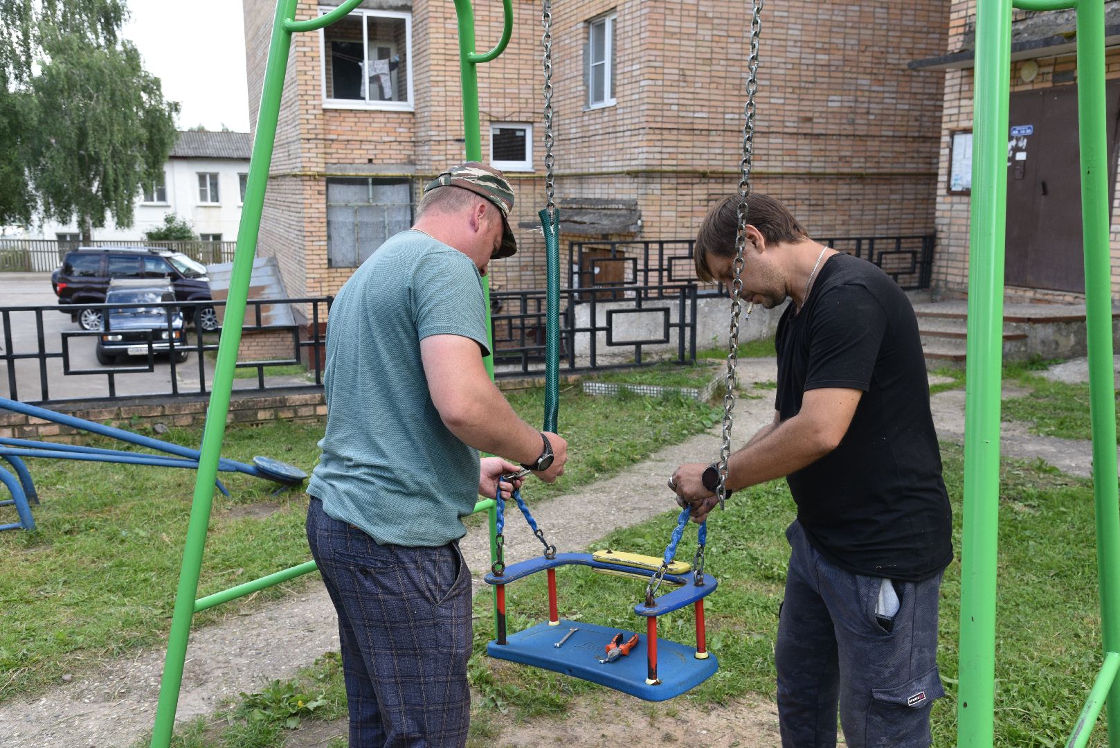 лотошино, благоустройство, дворовая территория,