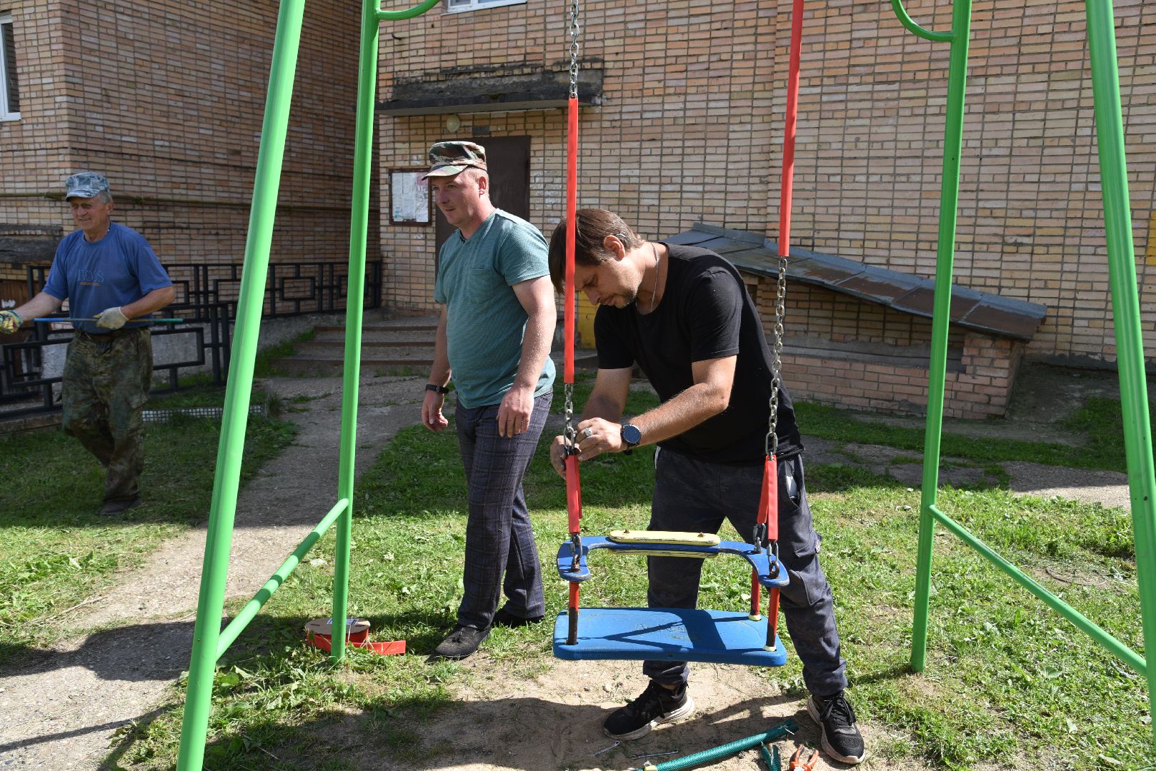 лотошино, благоустройство, дворовая территория,