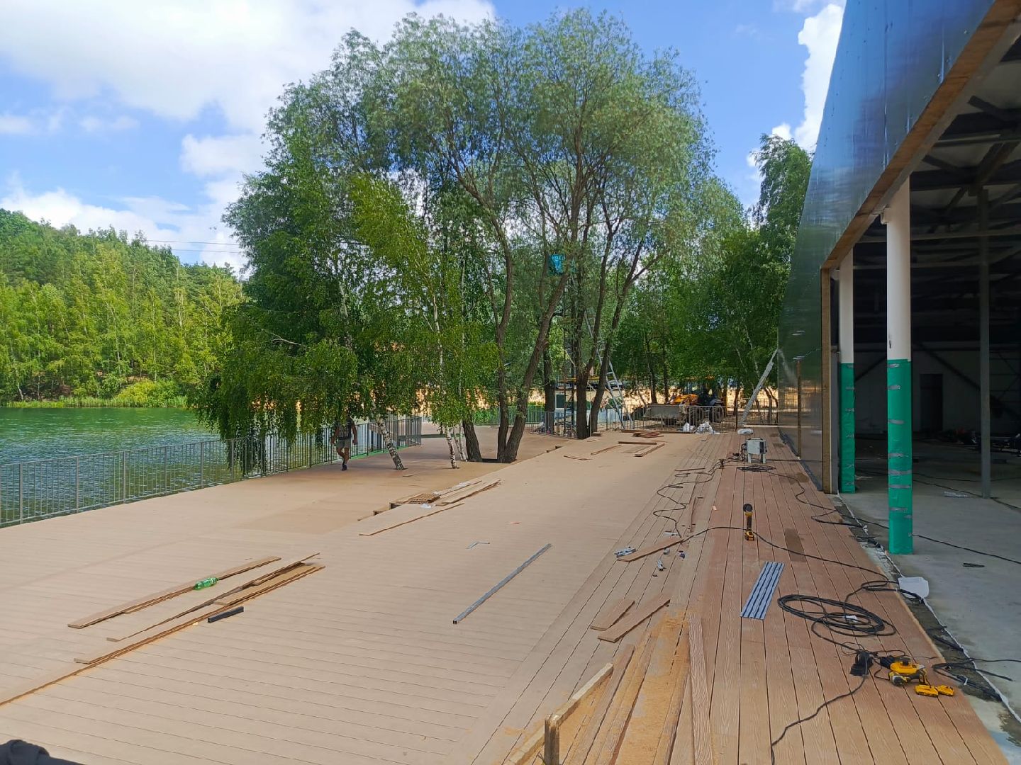 лыткарино, волкуша, благоустройство, пирс,