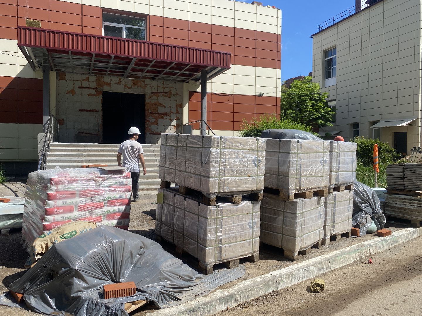 школа им АС Попова, капитальный ремонт школы Попова, Власиха капремонт Поповки, точка роста поповка, капремонт Попова Власиха,