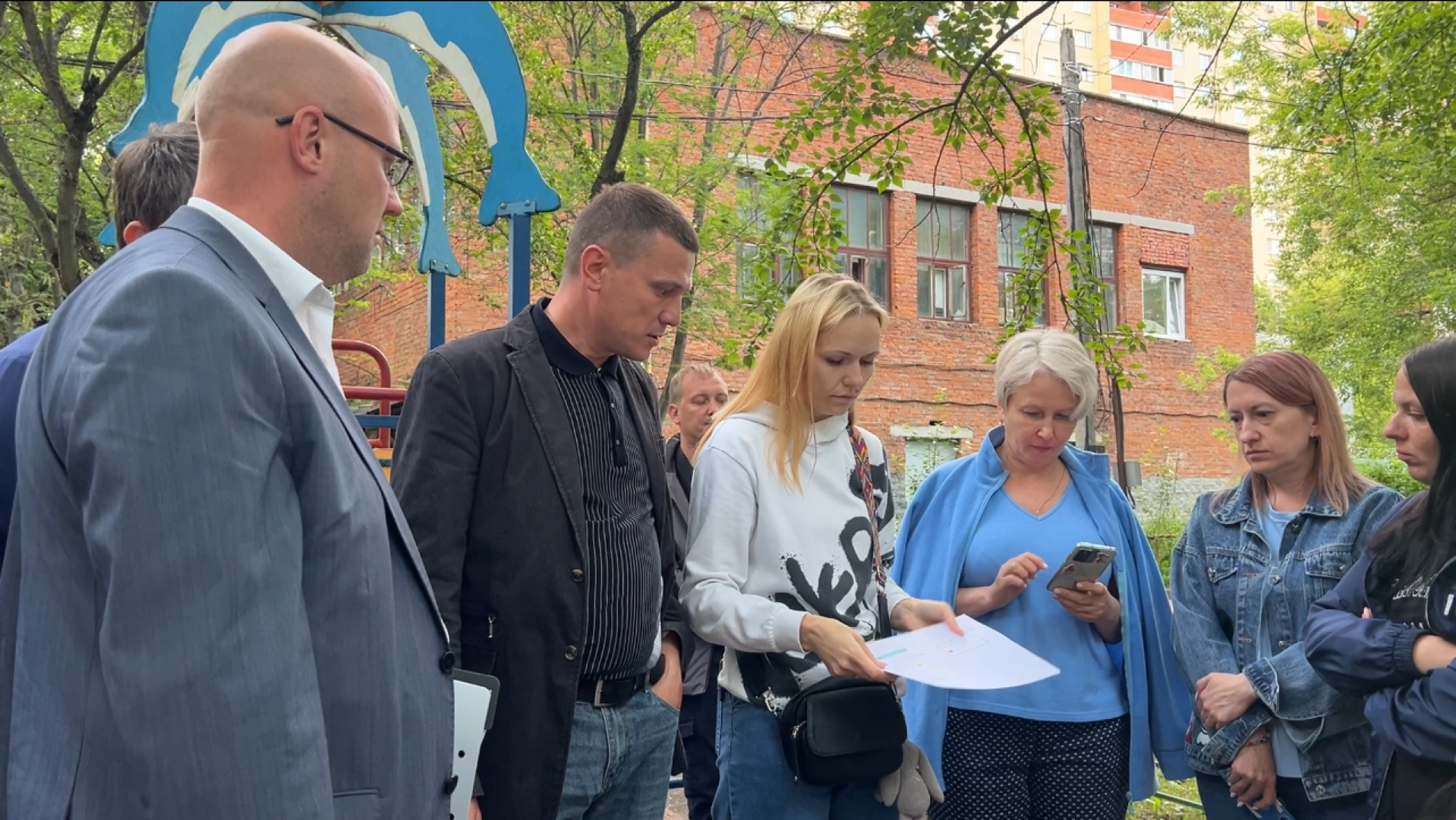 химки, благоустройство, детская площадка, встреча с жителями,