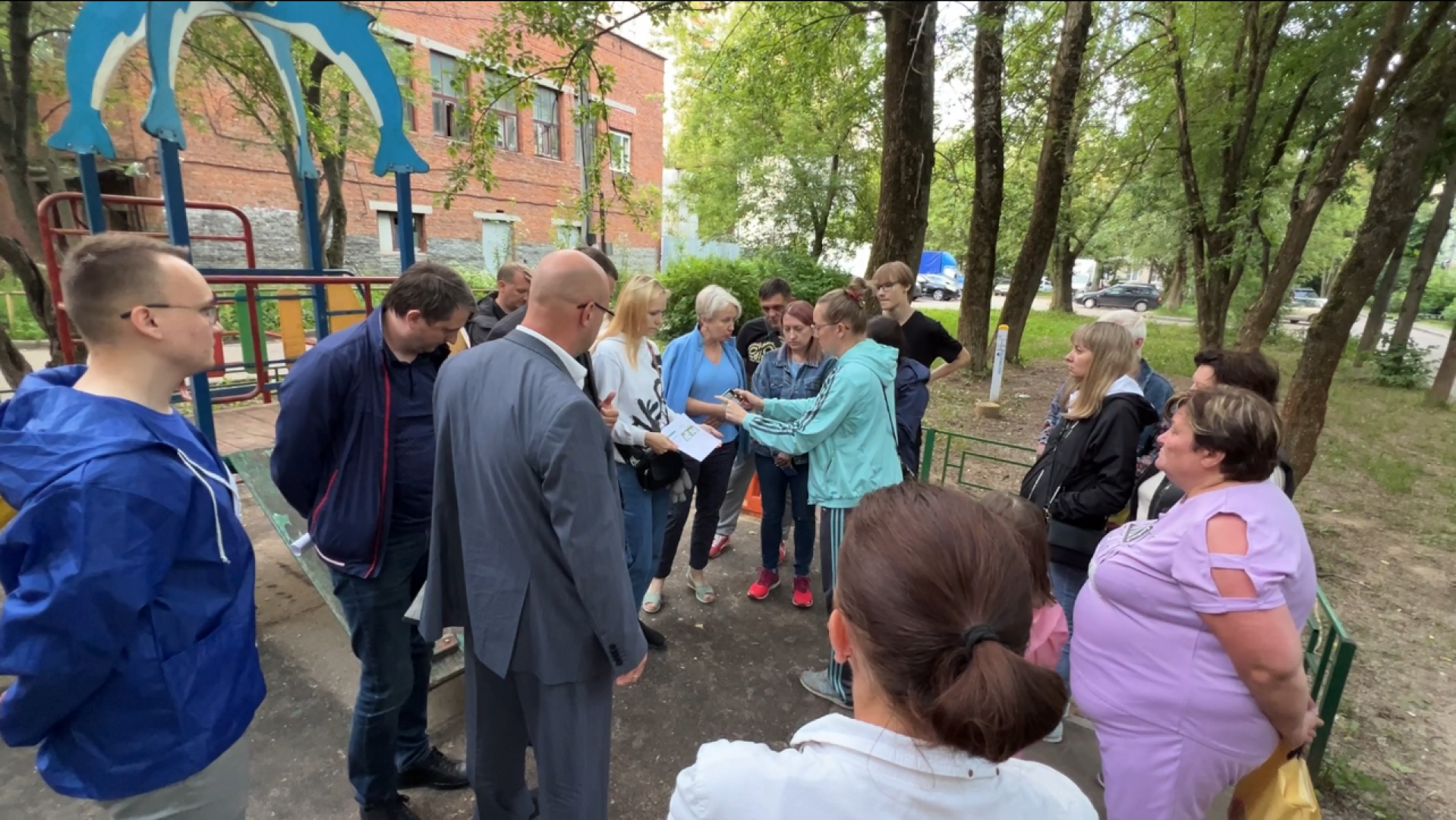 химки, благоустройство, детская площадка, встреча с жителями,