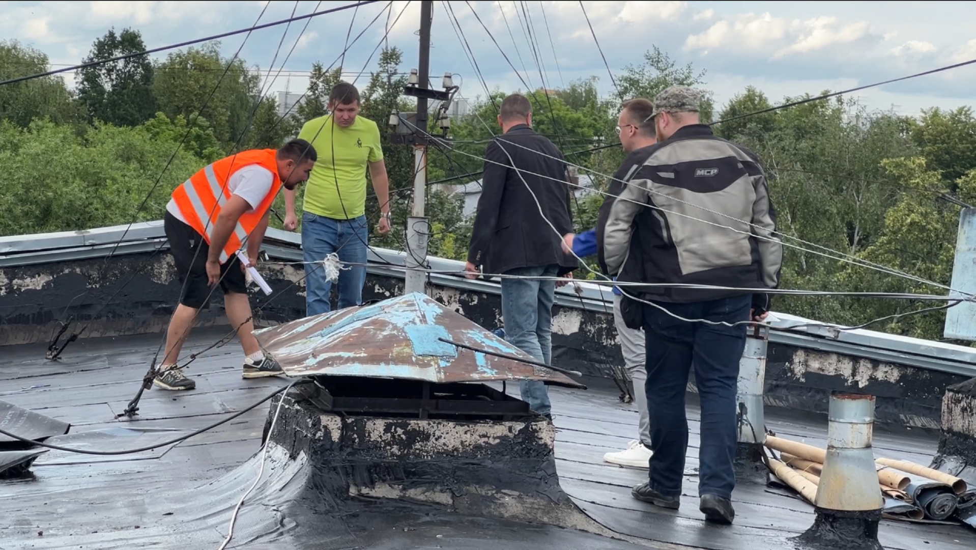 химки, капитальный ремонт, ремонт кровли, встреча с жителями, ремонт мкд,