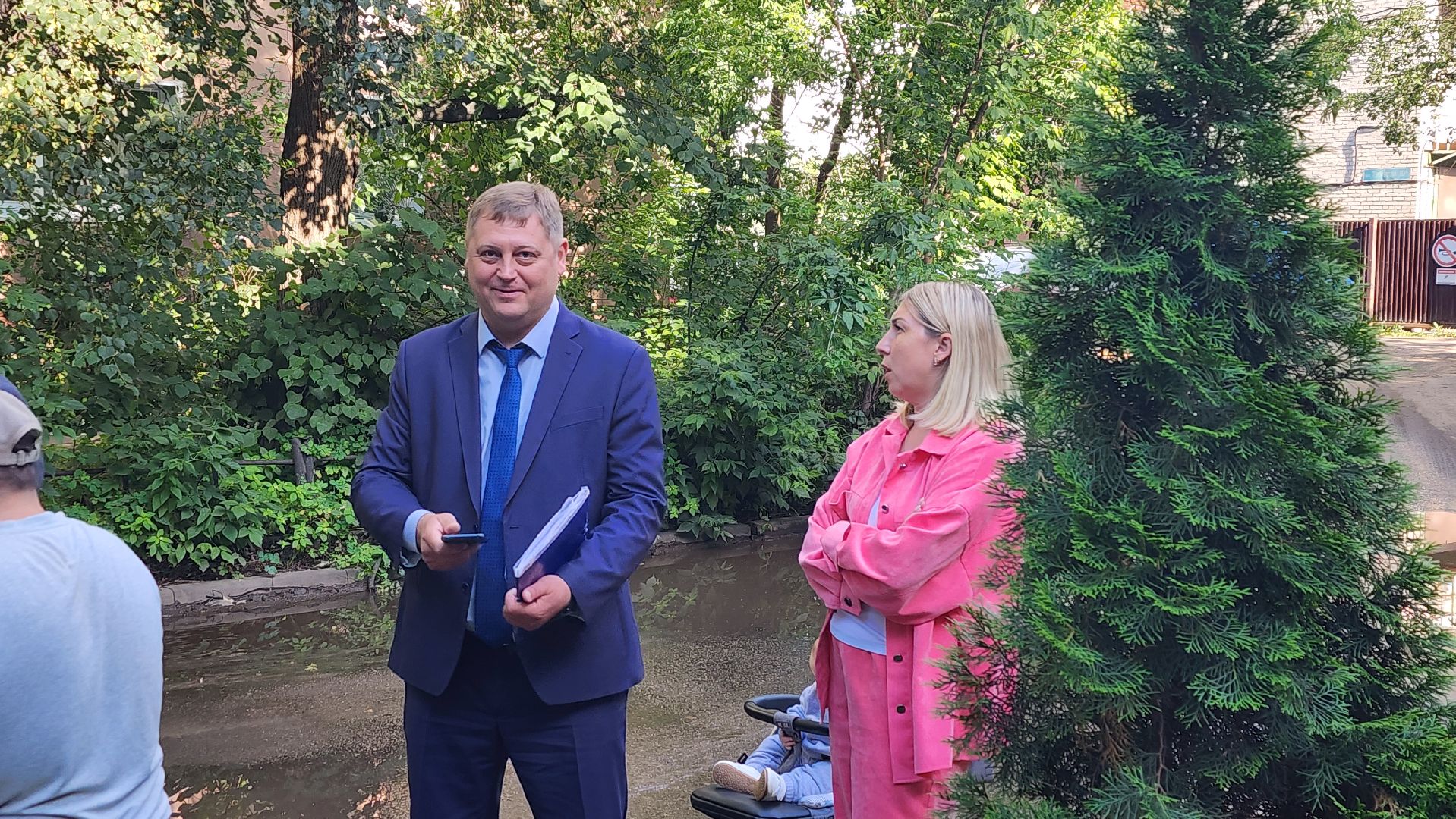 борис аубакиров, мбу городское хозяйство, дренаж, подтопление домов, ливни, выездная администрация, ул Туполева,