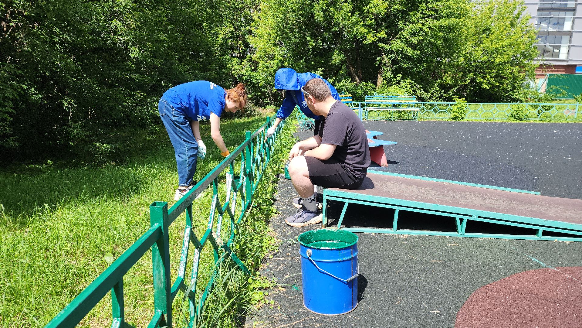 ивантеевка, центр социального обслуживания, благоустройство, детская игровая площадка, ремонт детских площадок,волонтерское движение,