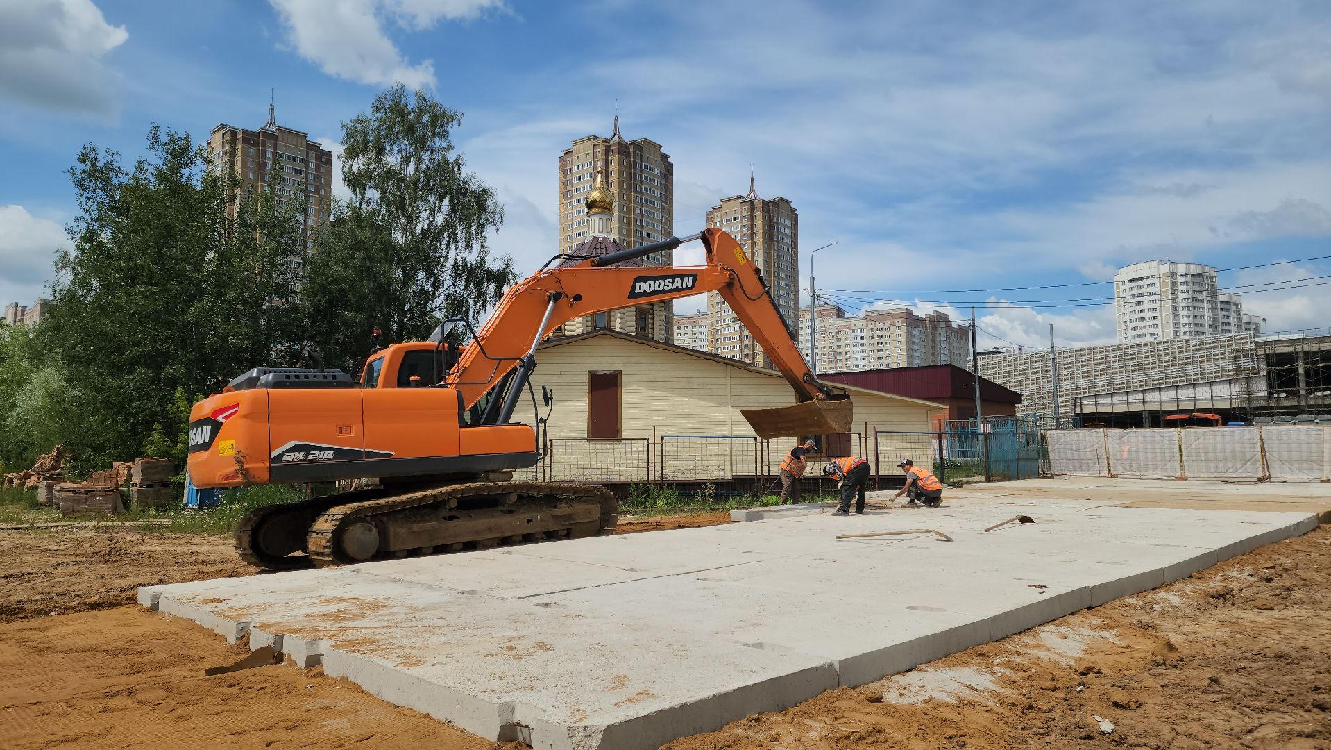 Подольск, никольский храм, Долгострой, Строительство,