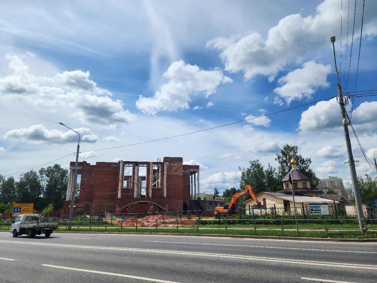 Подольск, никольский храм, Долгострой, Строительство,