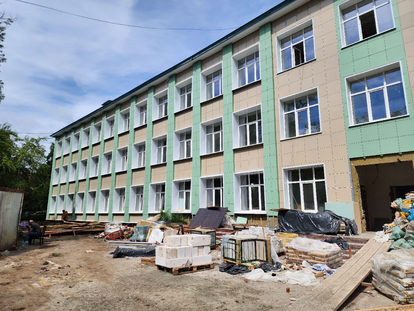 ногинск, ремонт, общество, жители, ремонт школы, строительство, благоустройство,