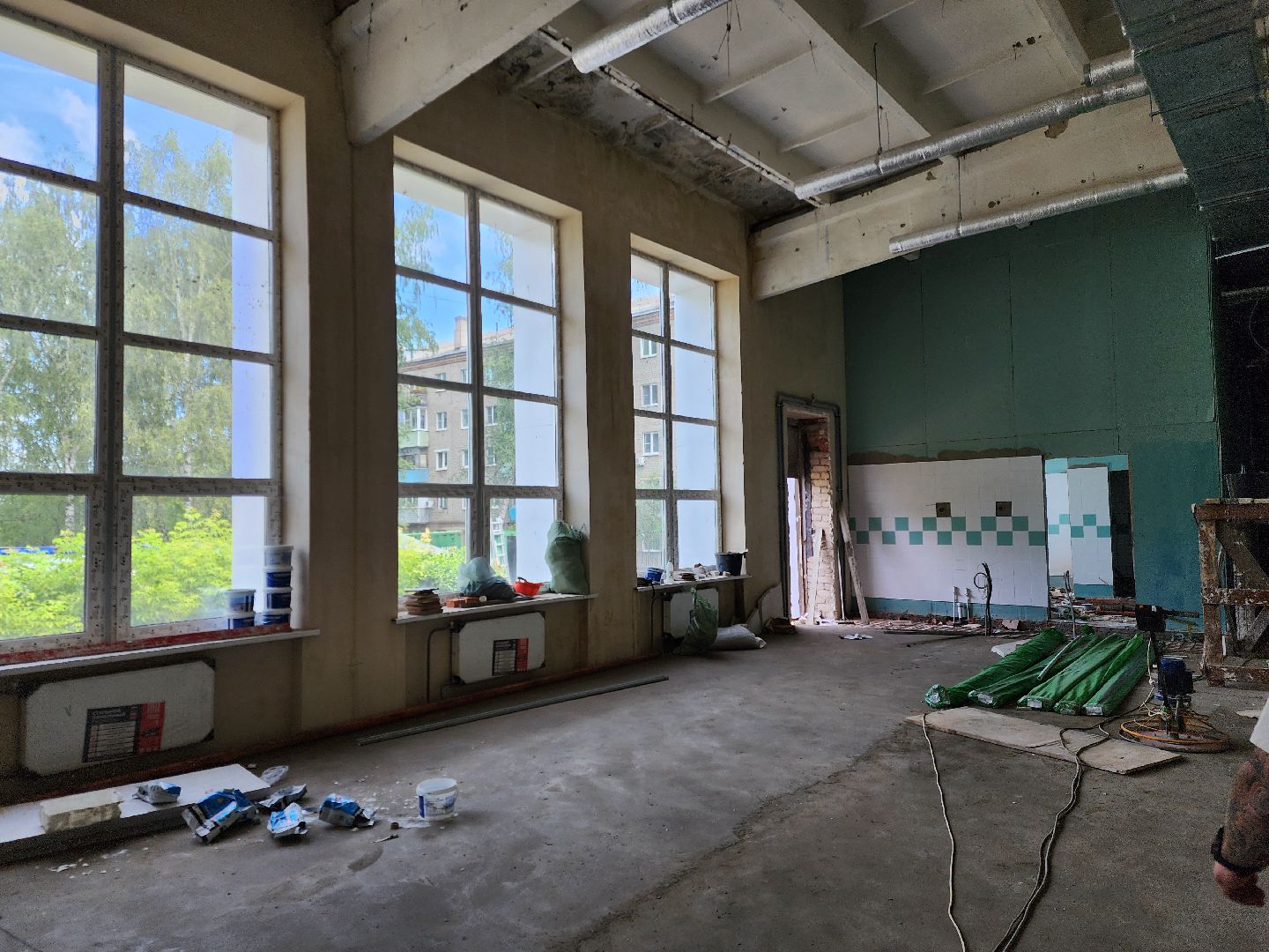 ногинск, ремонт, общество, жители, ремонт школы, строительство, благоустройство,