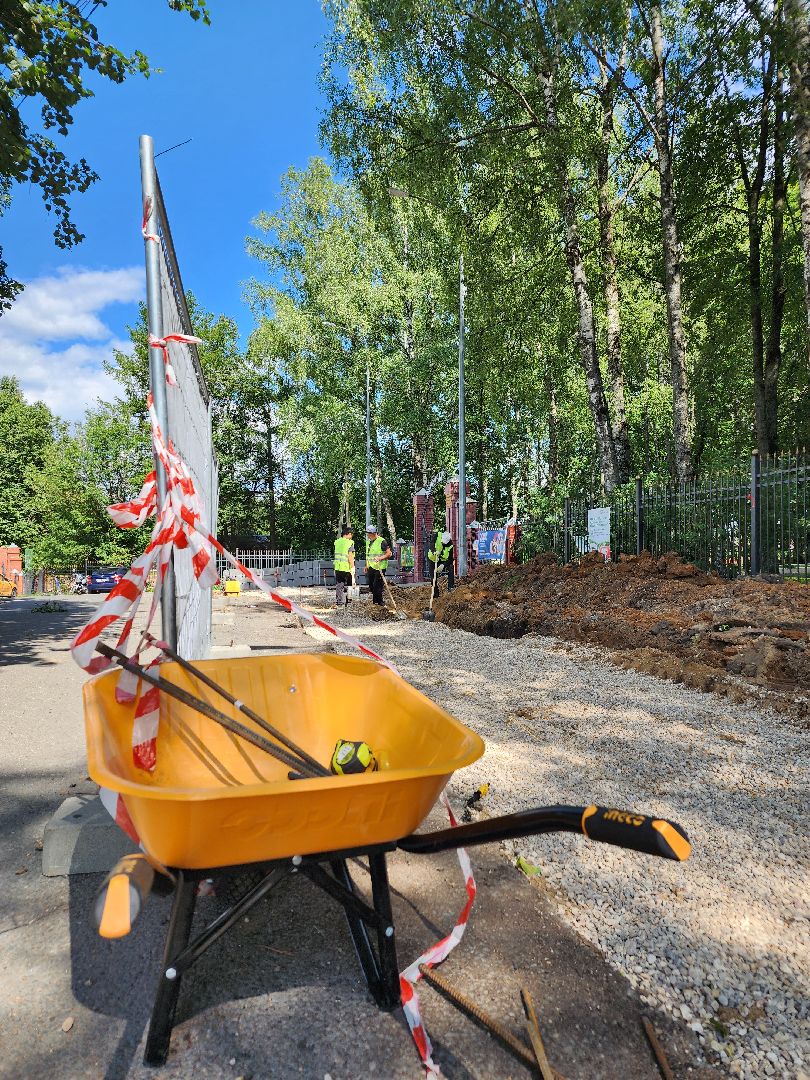 волоколамск, Школьная, Парковая, сквер, благоустройство,