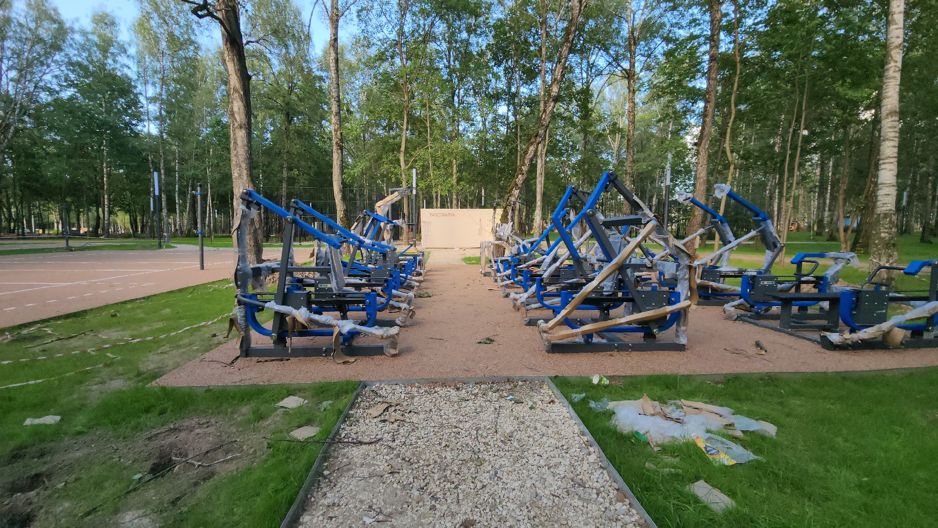 Парк, Реконструкция, Спорт, Площадка, Лобня,